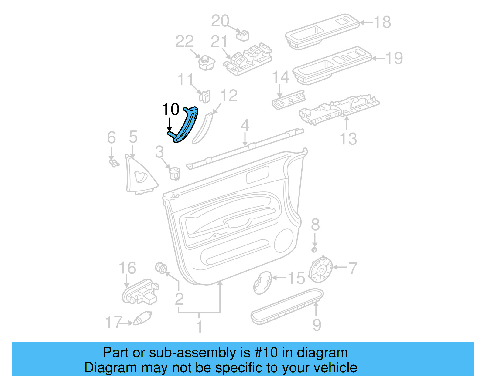 Pull Handle 3B0-867-180-A-7DE - View 19