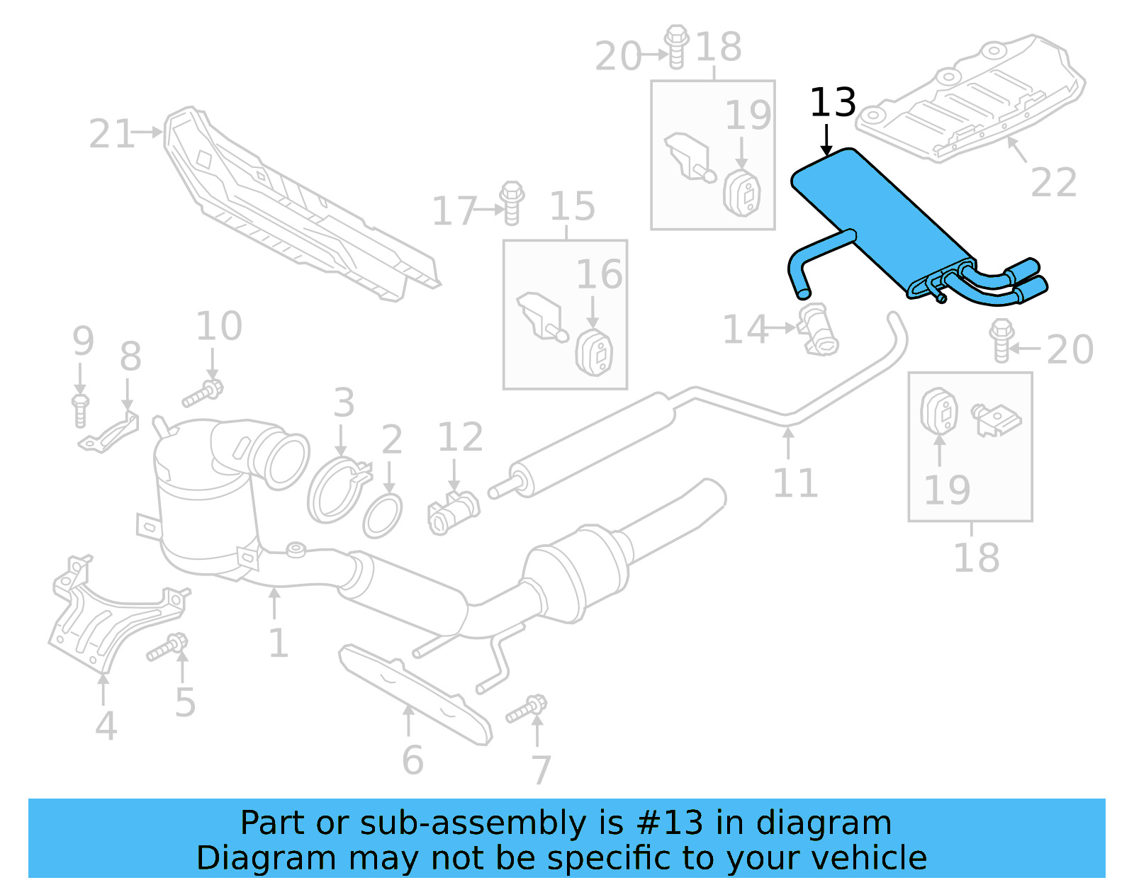 Rear Muffler 5GM-253-609-M - View 9