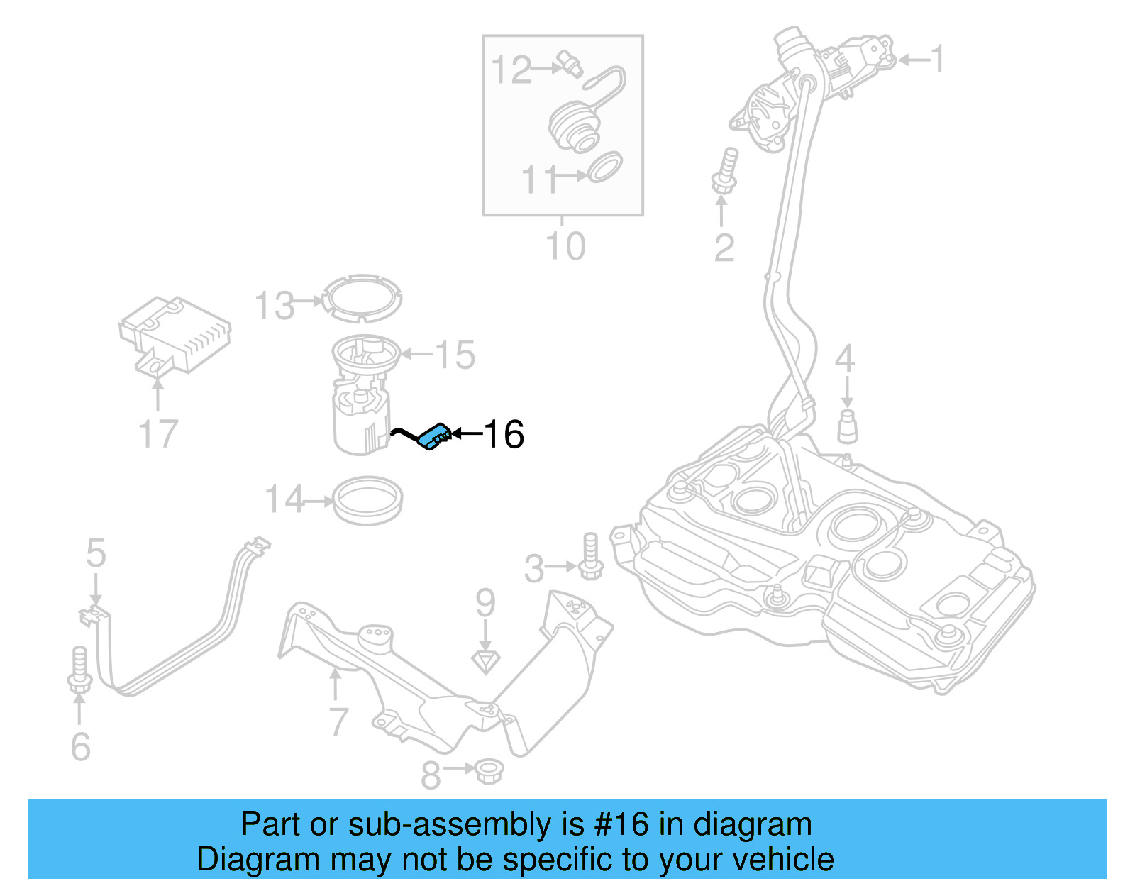 Sending Unit 5QN-919-673-A - View 3