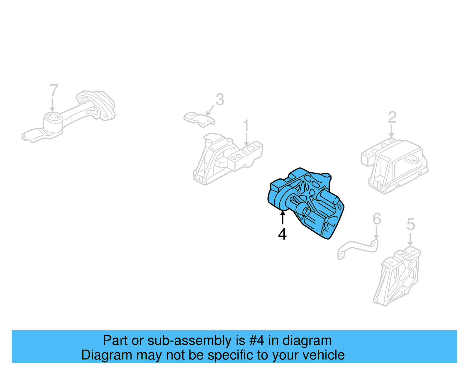 Bracket 1J0-199-354-F - View 8