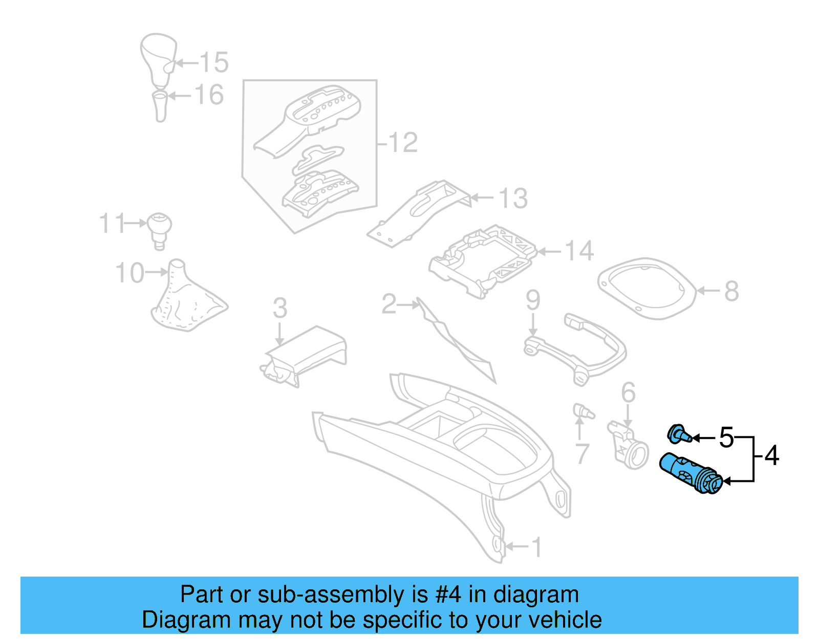 Lighter Assembly 191-919-305-B - View 9