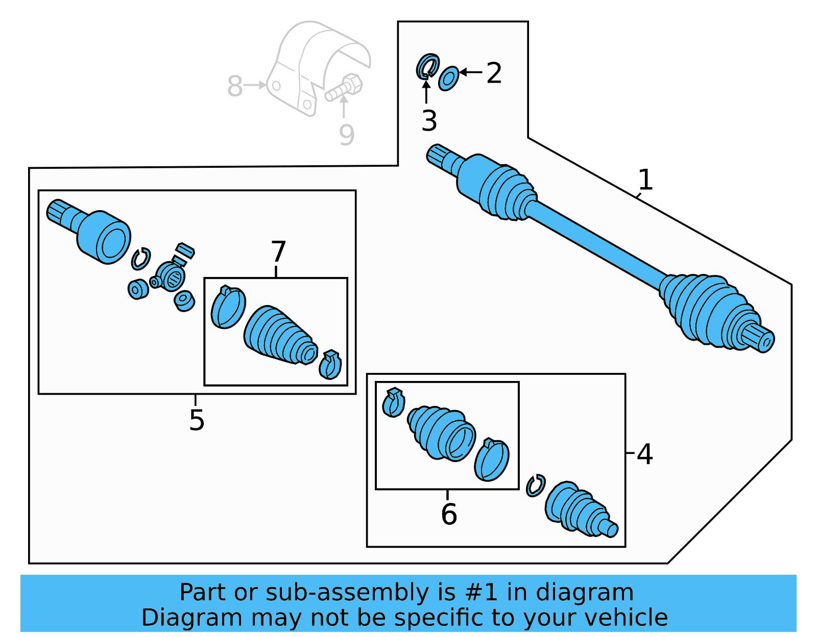 Axle Assembly 3QF-407-272-AC - View 7