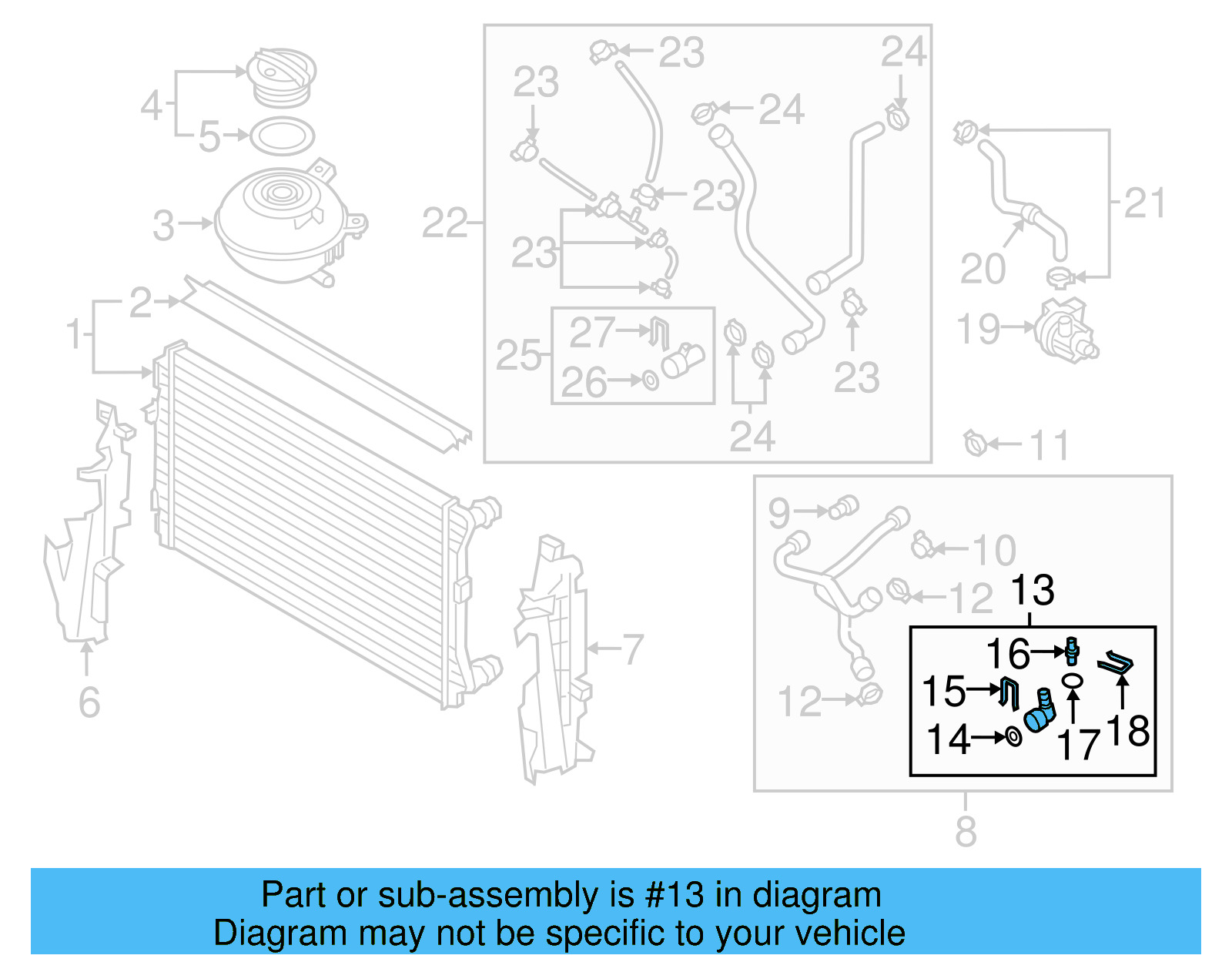 Lower Coupling 5Q0-122-291-CB - View 10