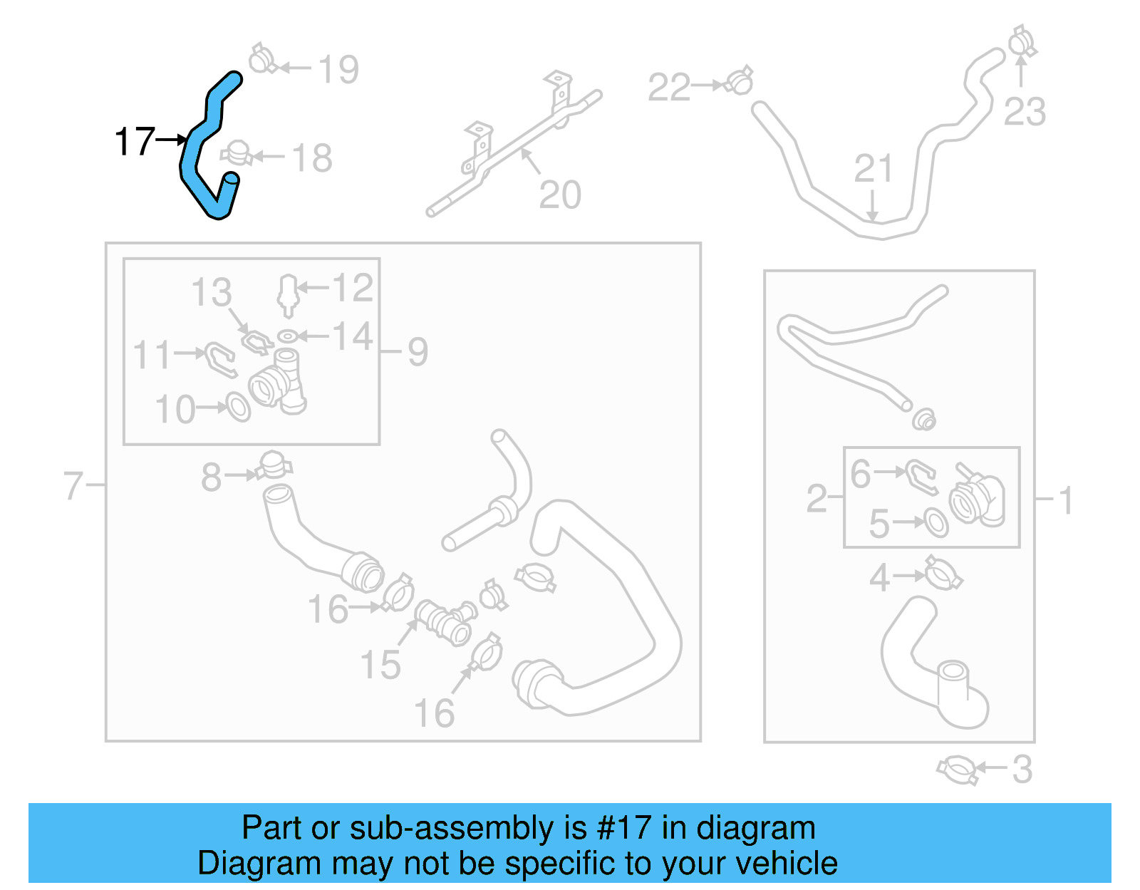 Water Hose 3QF-121-063