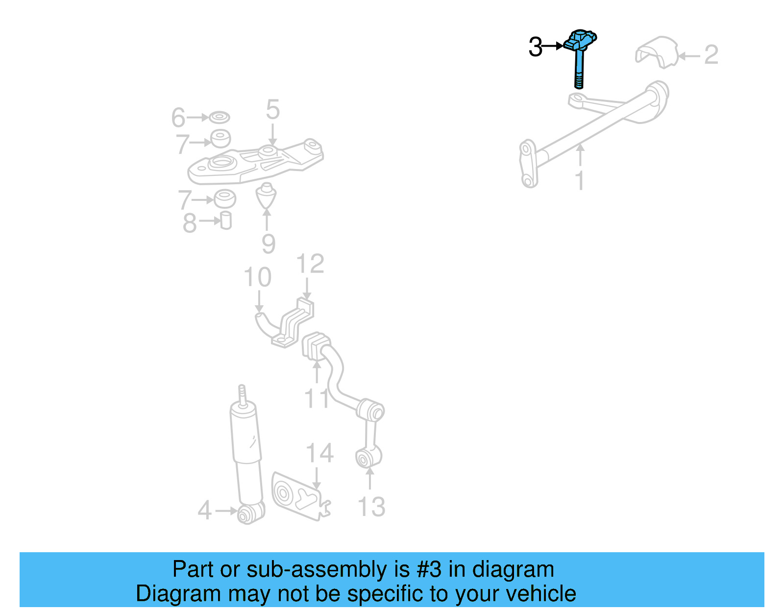 Torsion Bar Bolt 701-411-131-D - View 4