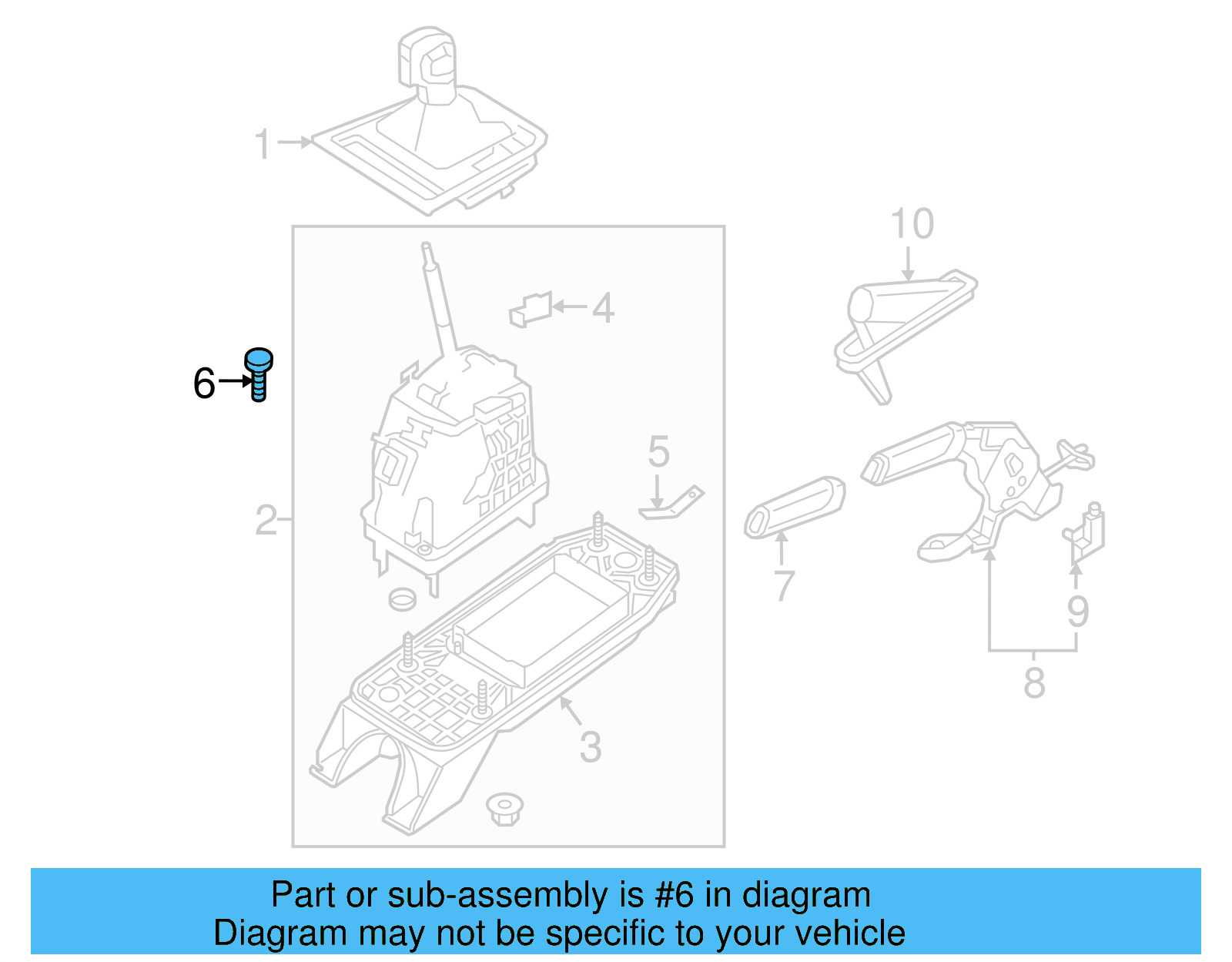 Automatic Transmission Shifter Cable Pin 1K0-713-229 - View 25