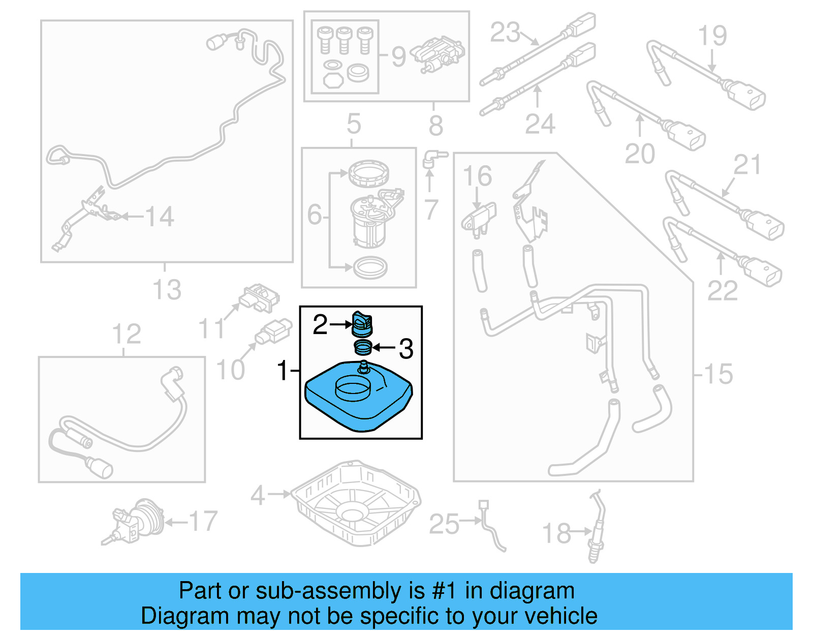 Fuel Tank 7P0-131-878 - View 8
