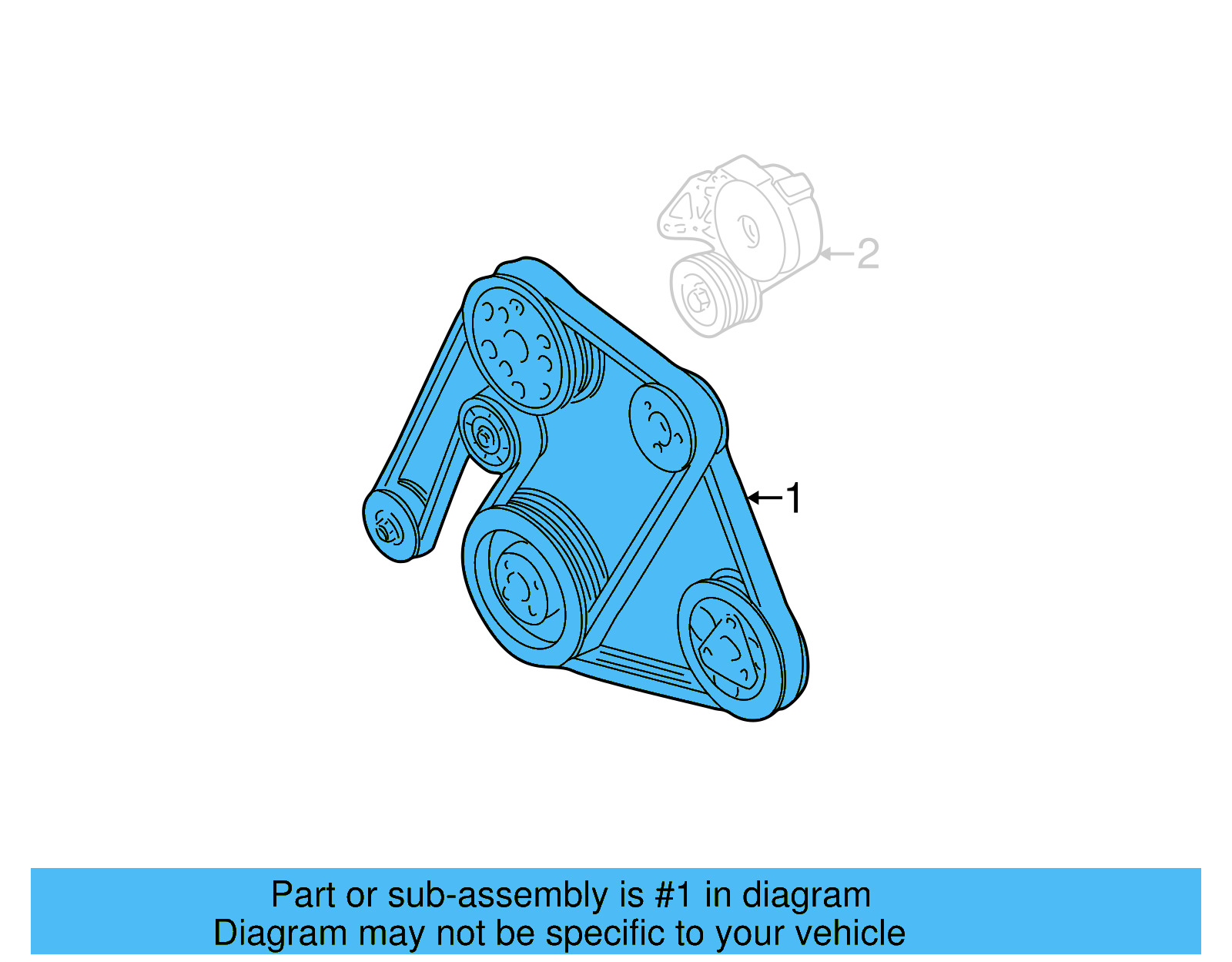 Serpentine Belt 066-145-933-J - View 11