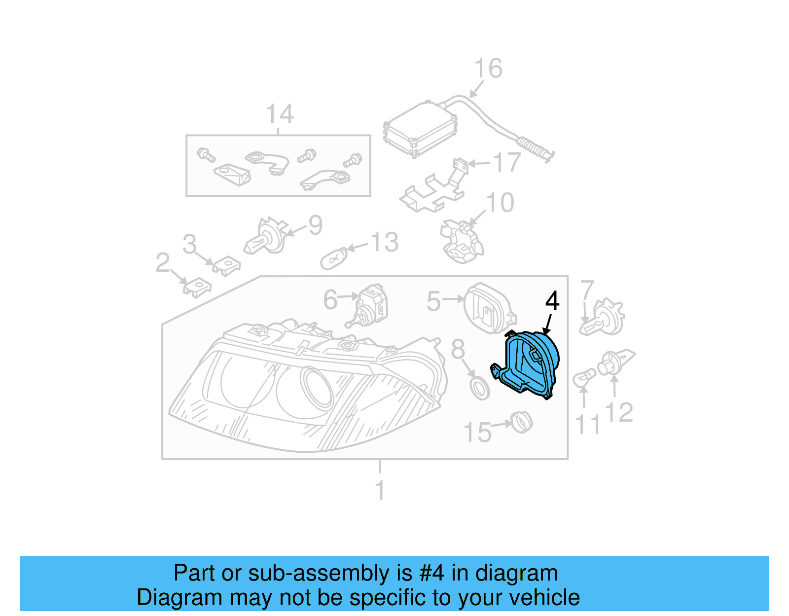 Rear Cap 3B7-941-607-A - View 5