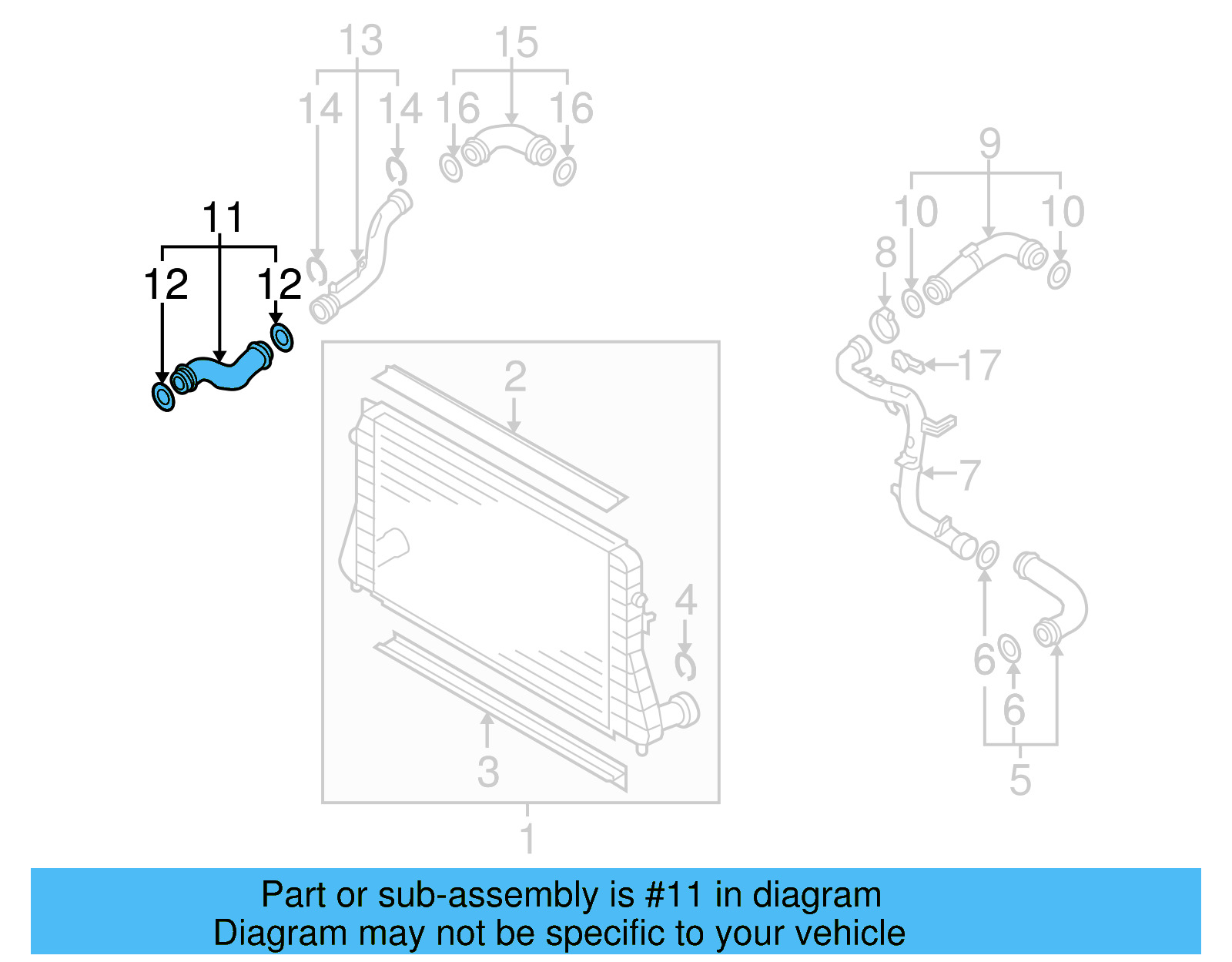 Pressure Pipe 3C0-145-834-M - View 7