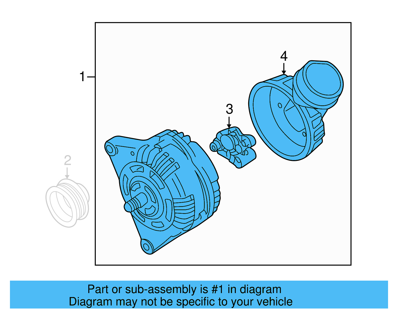 Alternator 038-903-018-FX - View 2