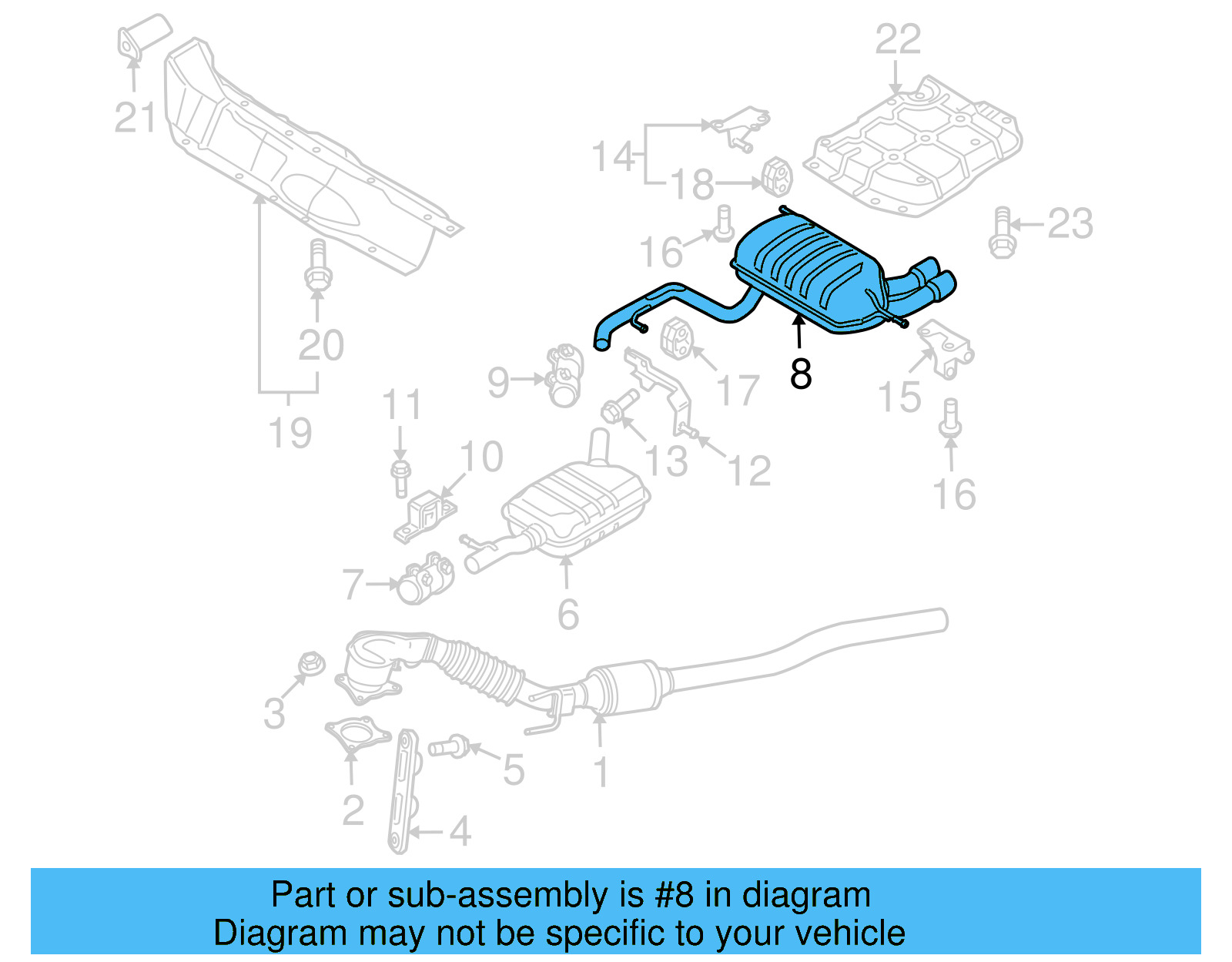 Resonator & Pipe 5N0-253-609-AQ - View 4