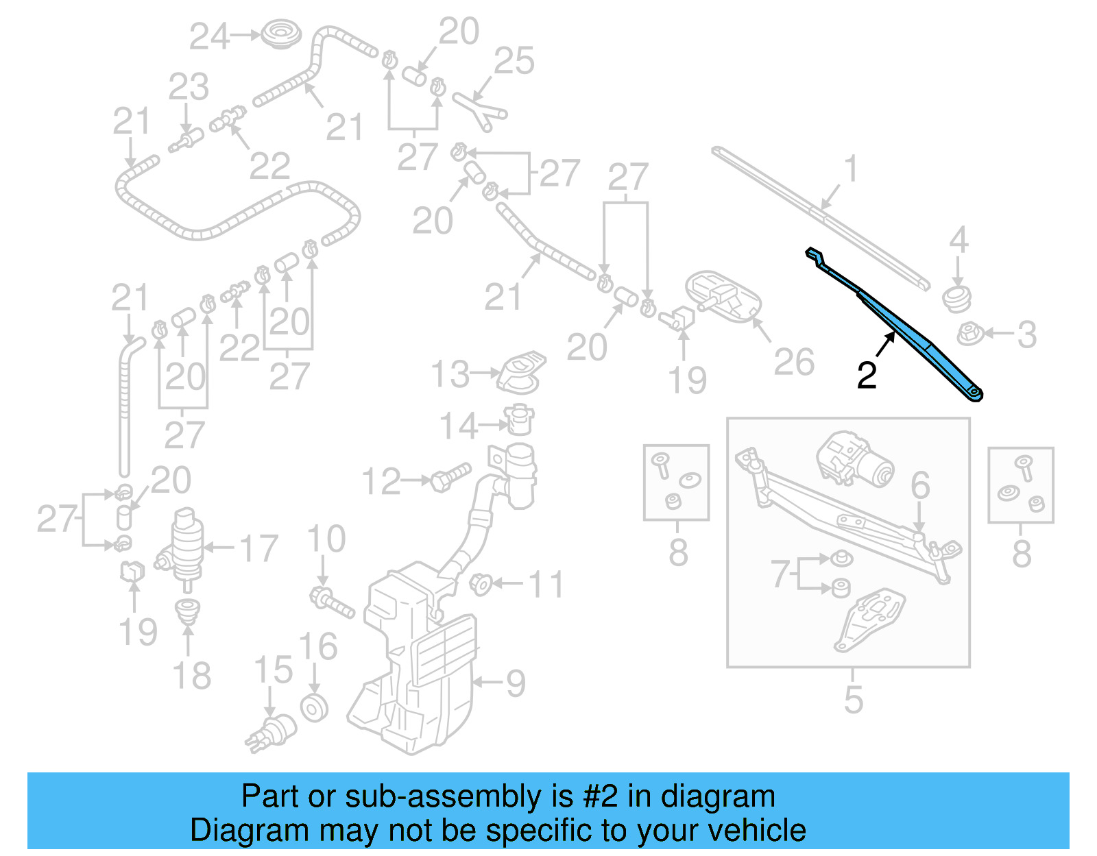 Wiper Arm 561-955-409-B - View 11