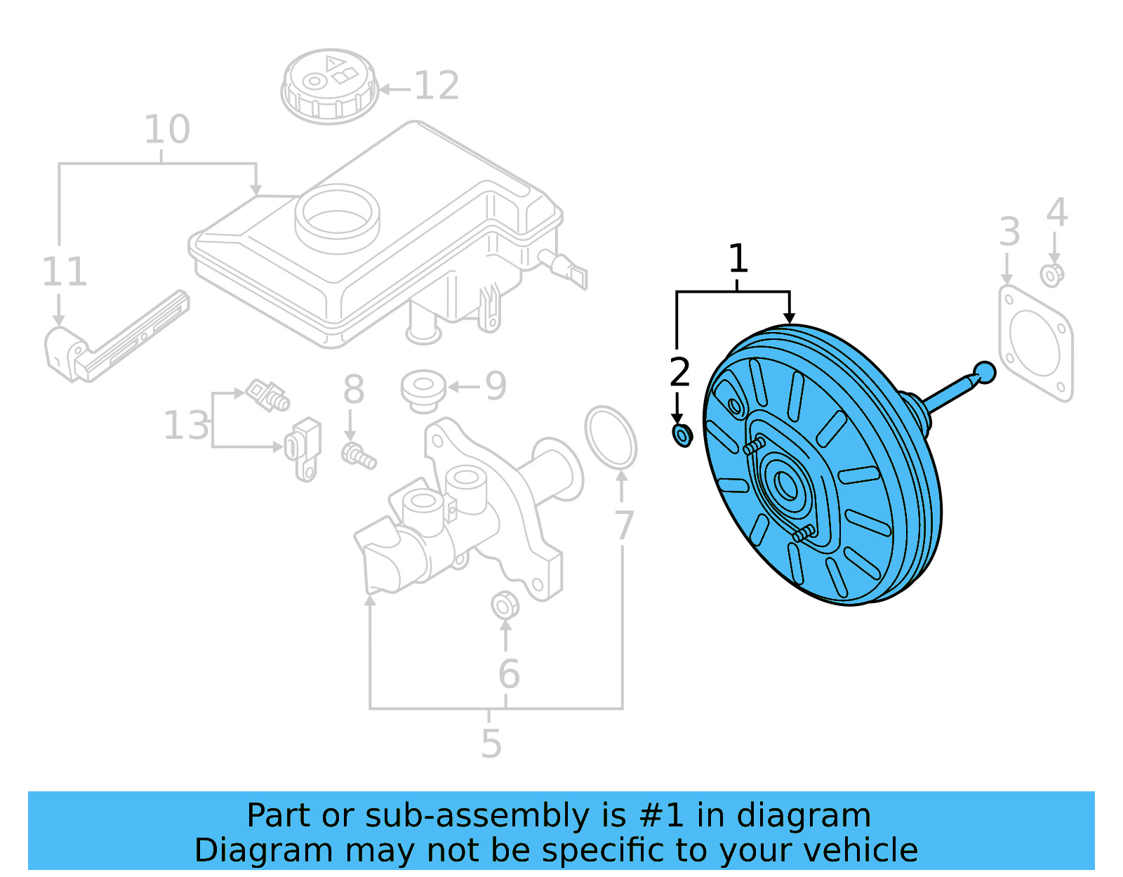 Booster Assembly 5QM-614-106-C - View 6