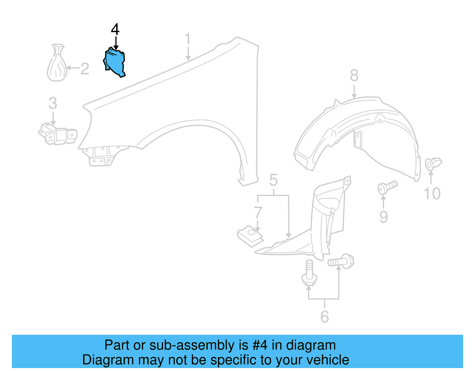 Sound Absorber 1K0-864-663 - View 5