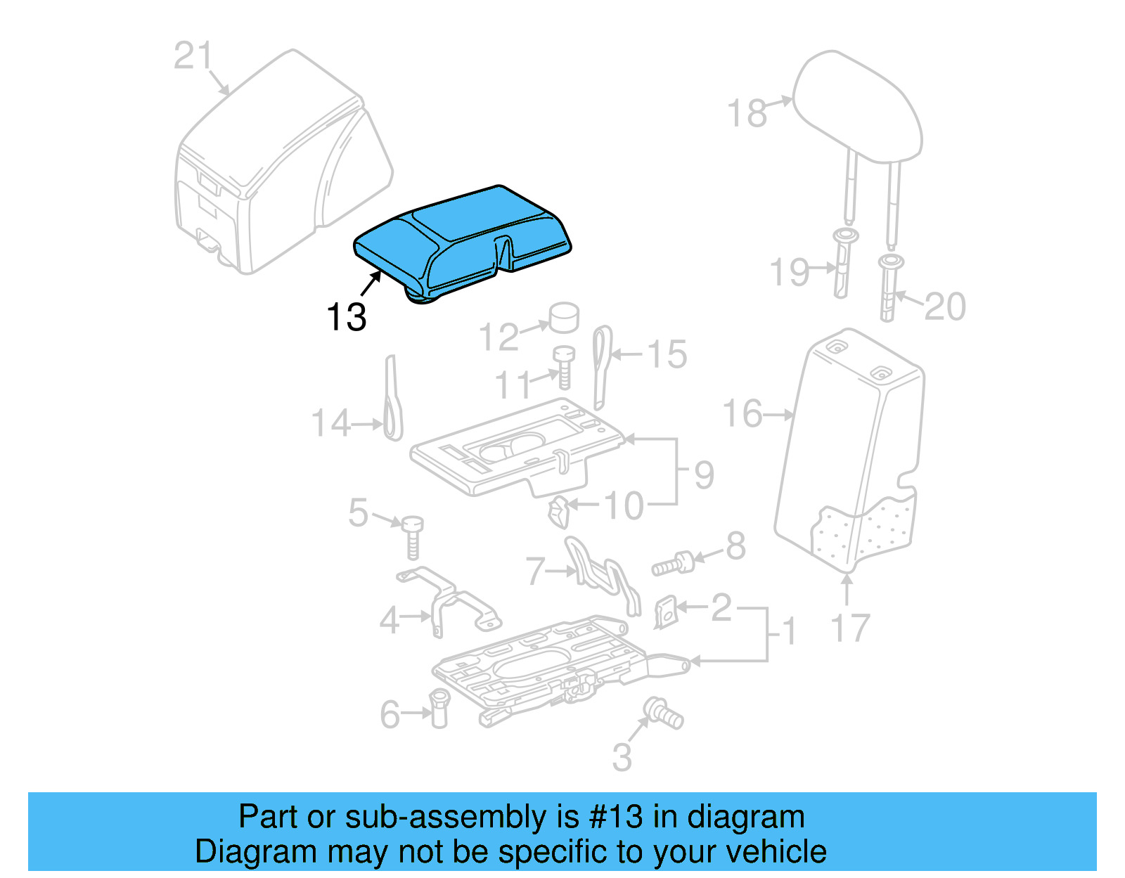 Armrest 5M0-886-327-P-83V - View 5