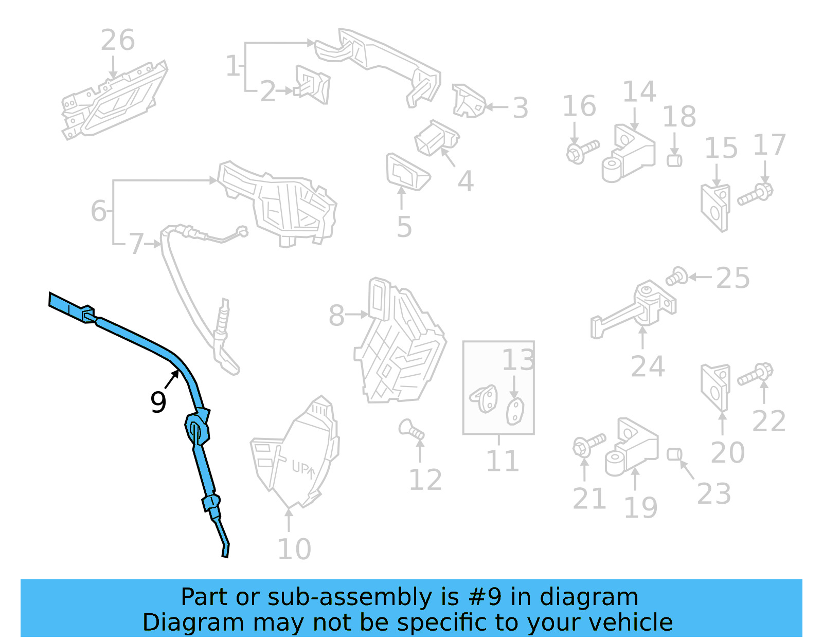 Lock Cable 17A-839-085 - View 4