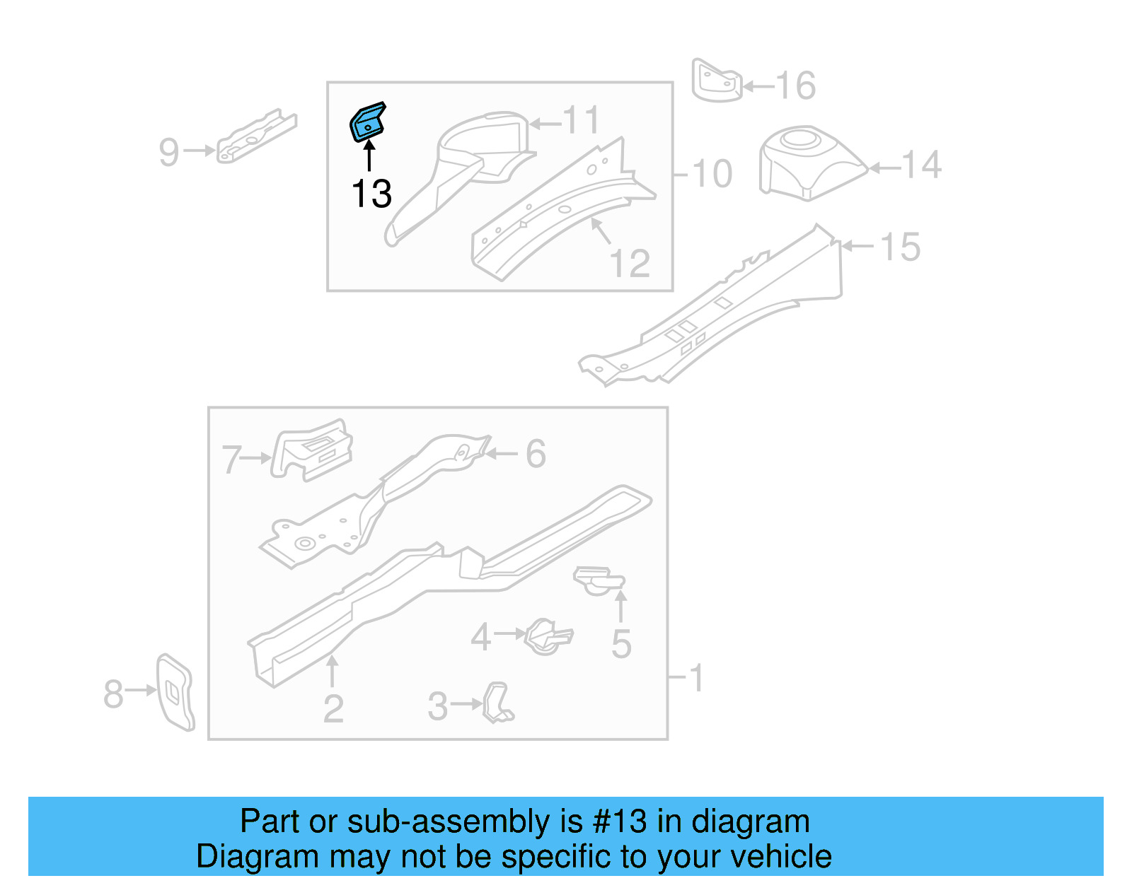 Retaining Bracket 5C0-906-393 - View 24