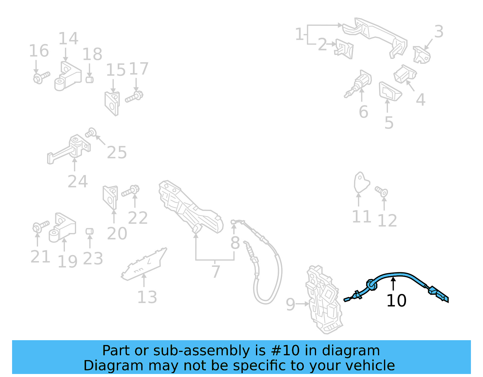 Opener Cable 17A-837-085 - View 10