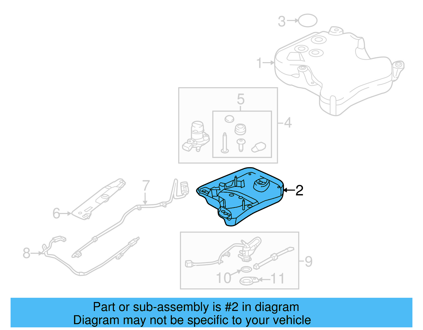 Tank Shield 5C0-131-331-A - View 2