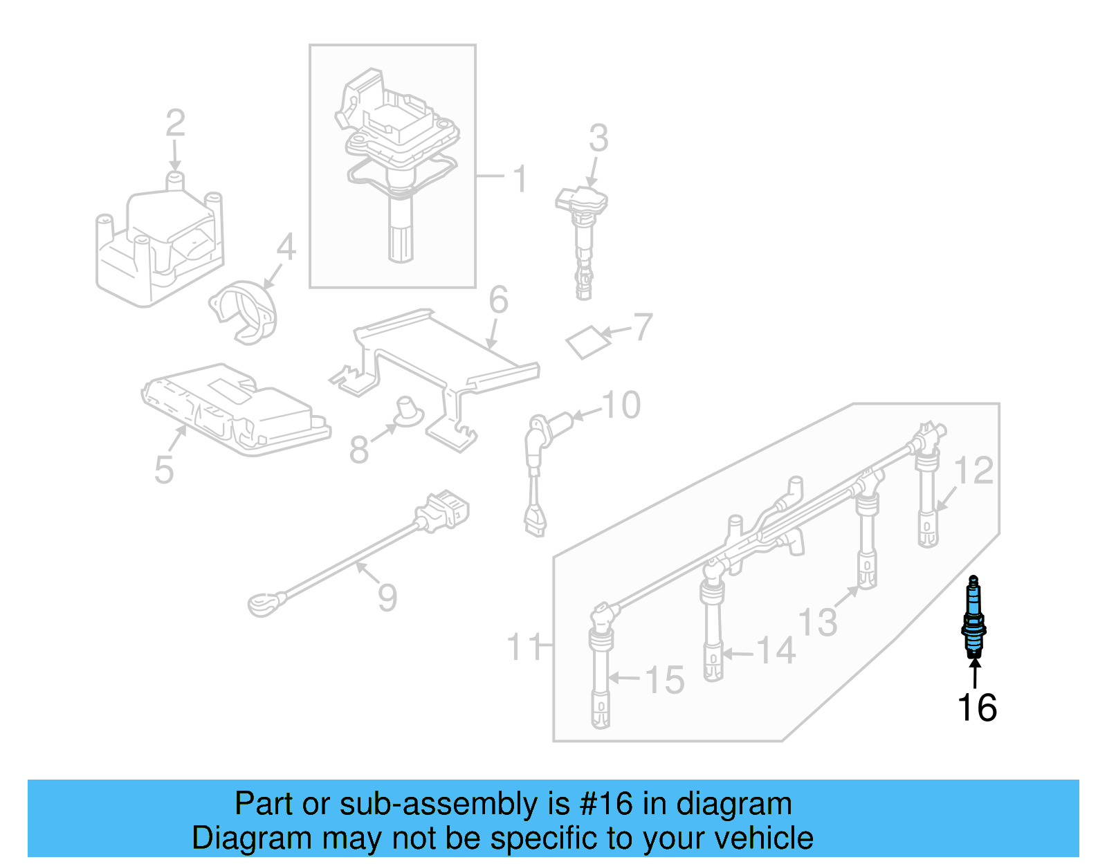 Spark Plug 101-000-062-AB - View 6