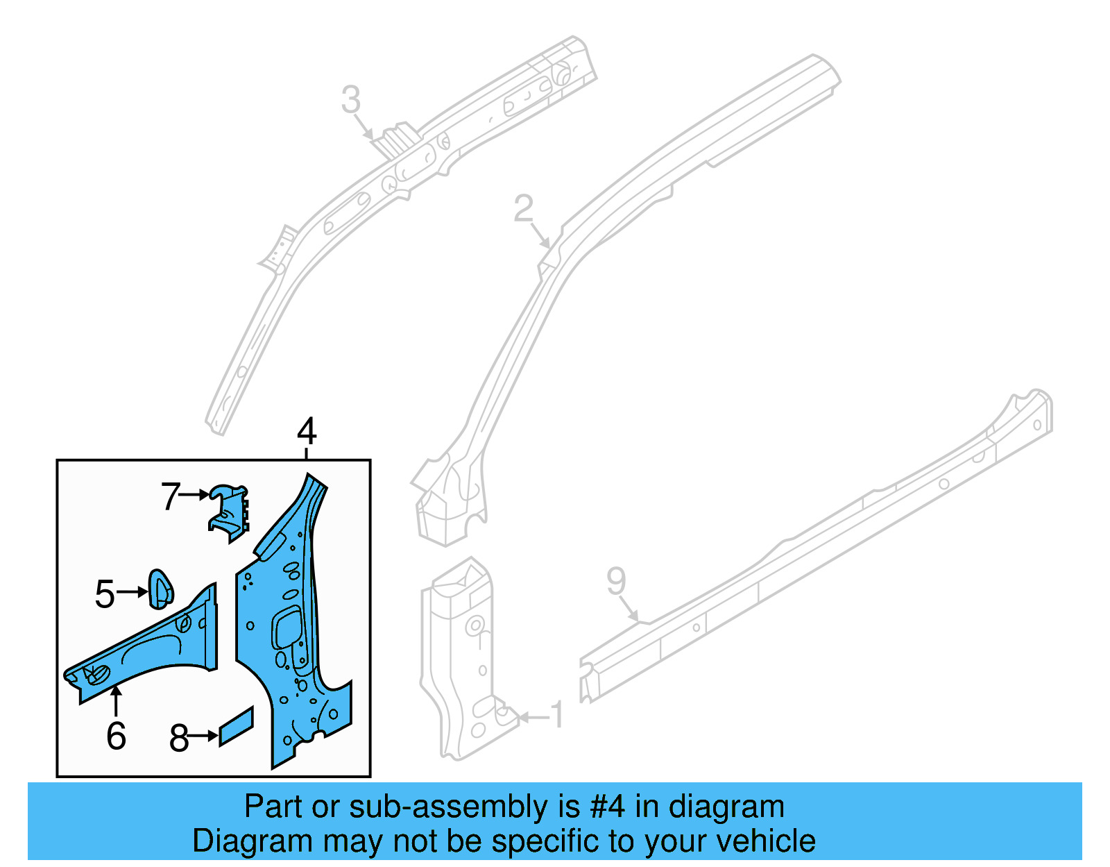 Inner Pillar 3CN-802-124