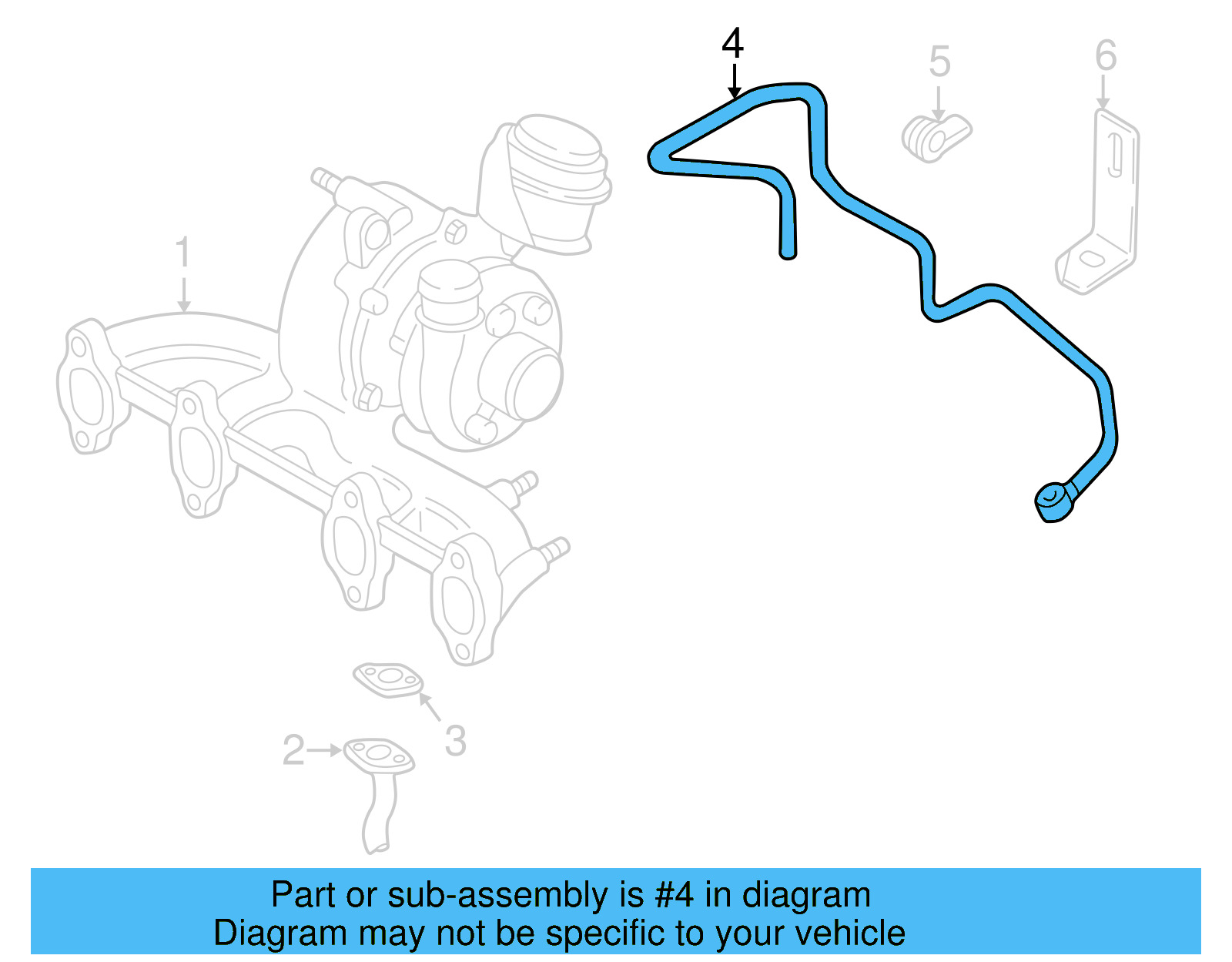 Oil Pipe Bracket 038-145-859-C - View 8