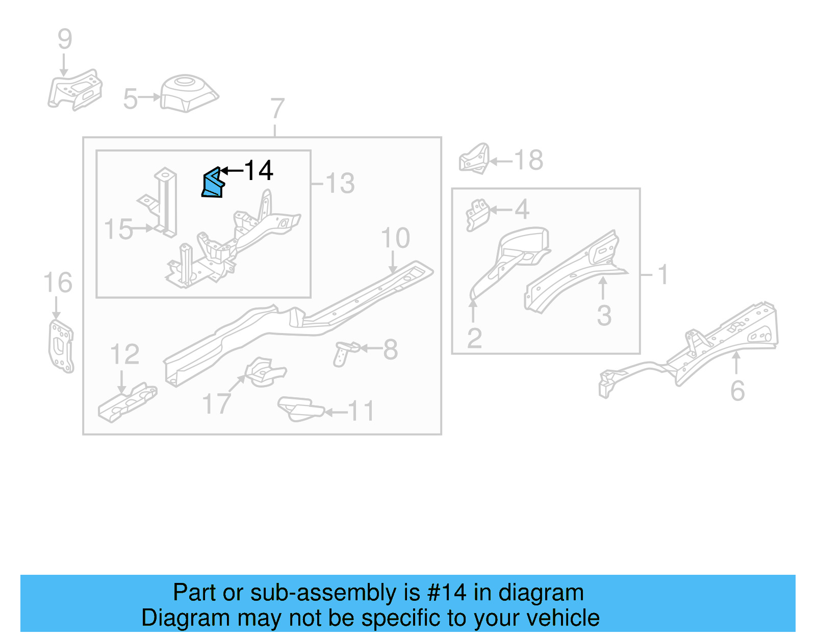Closure Panel Bracket 5C5-803-830 - View 2