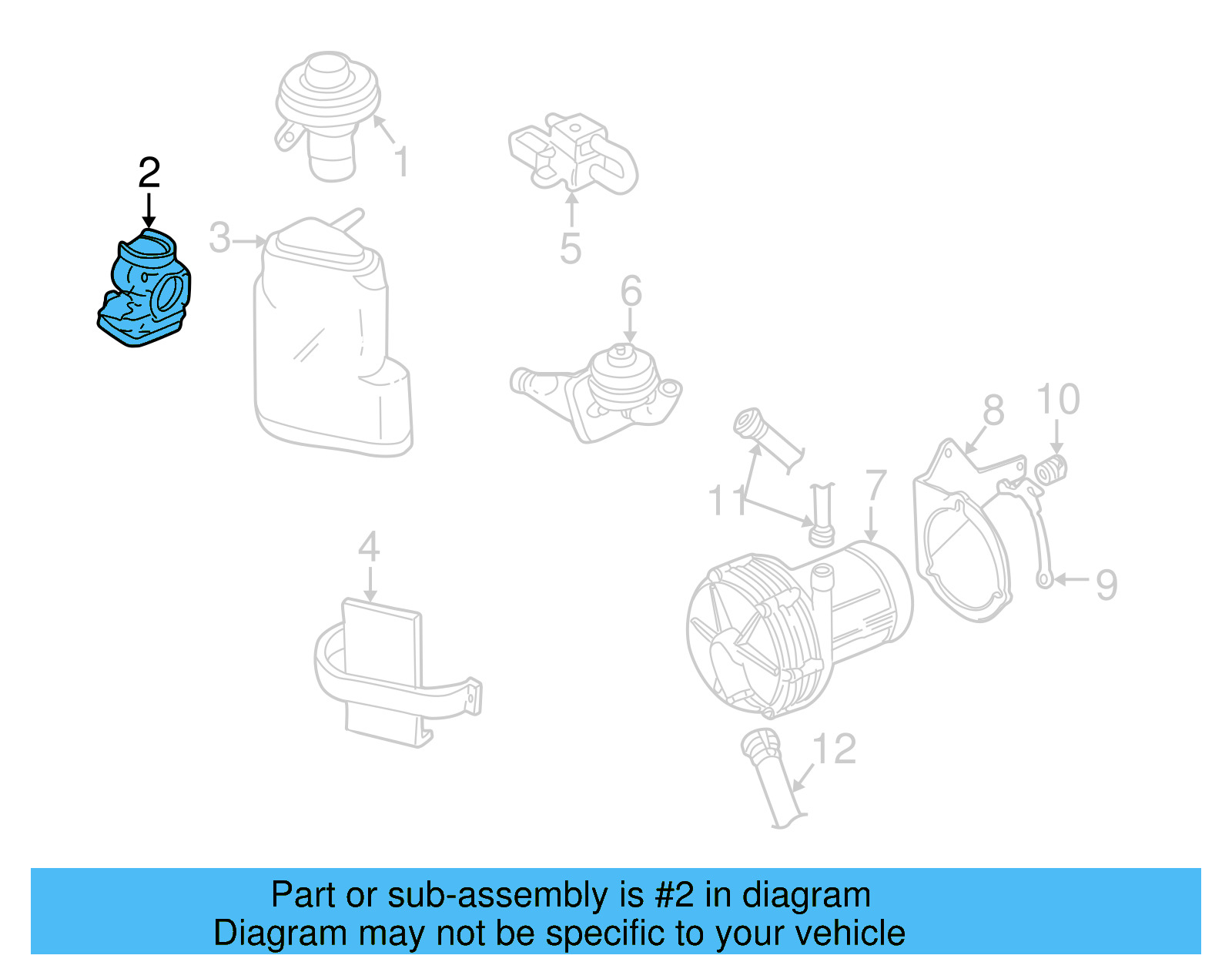 Throttle Valve 021-133-064-A - View 3