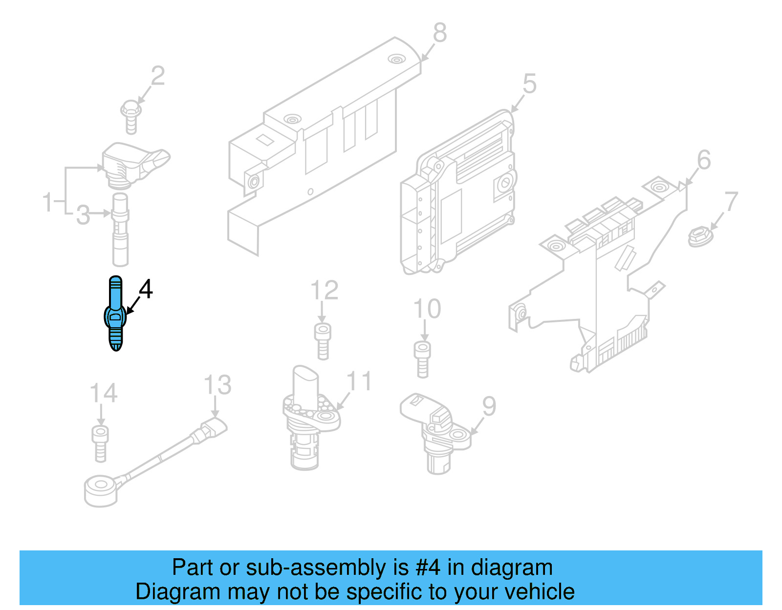 Spark Plug 06K-905-601-K - View 11