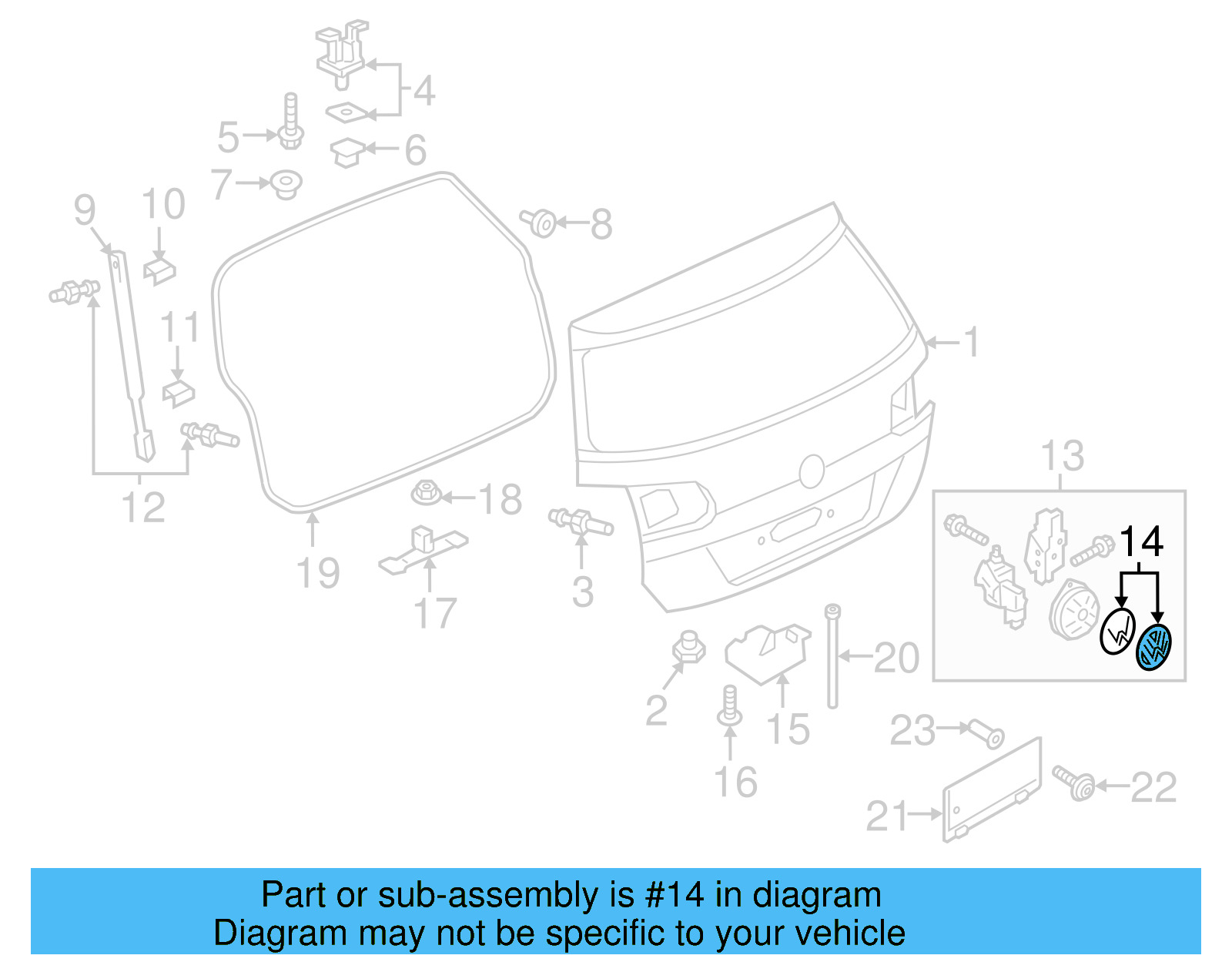 Nameplate 5G9-853-675-J-LFG - View 3