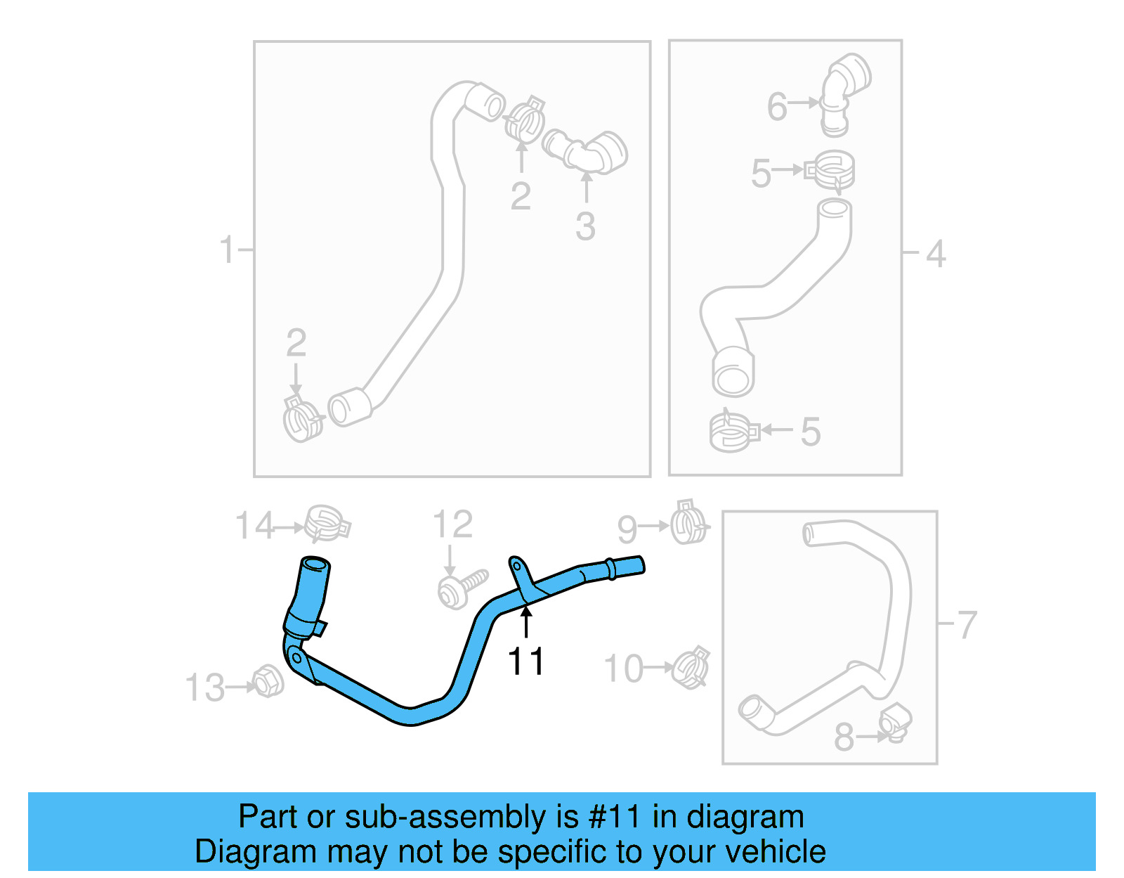 Hose & Tube Assembly 5C0-121-064-B - View 4