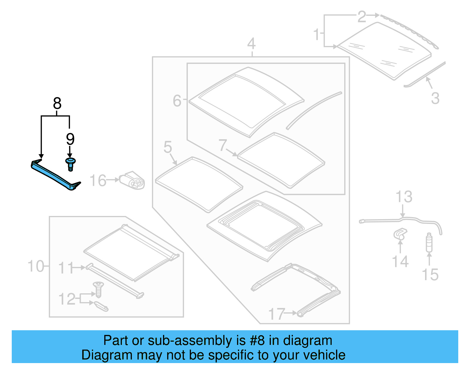 Deflector 5C5-877-651-A - View 4