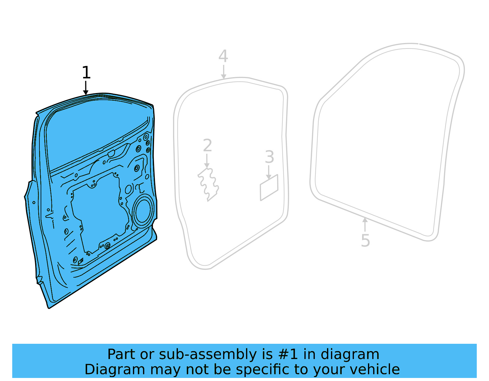 Door Shell 11A-831-056-A - View 4