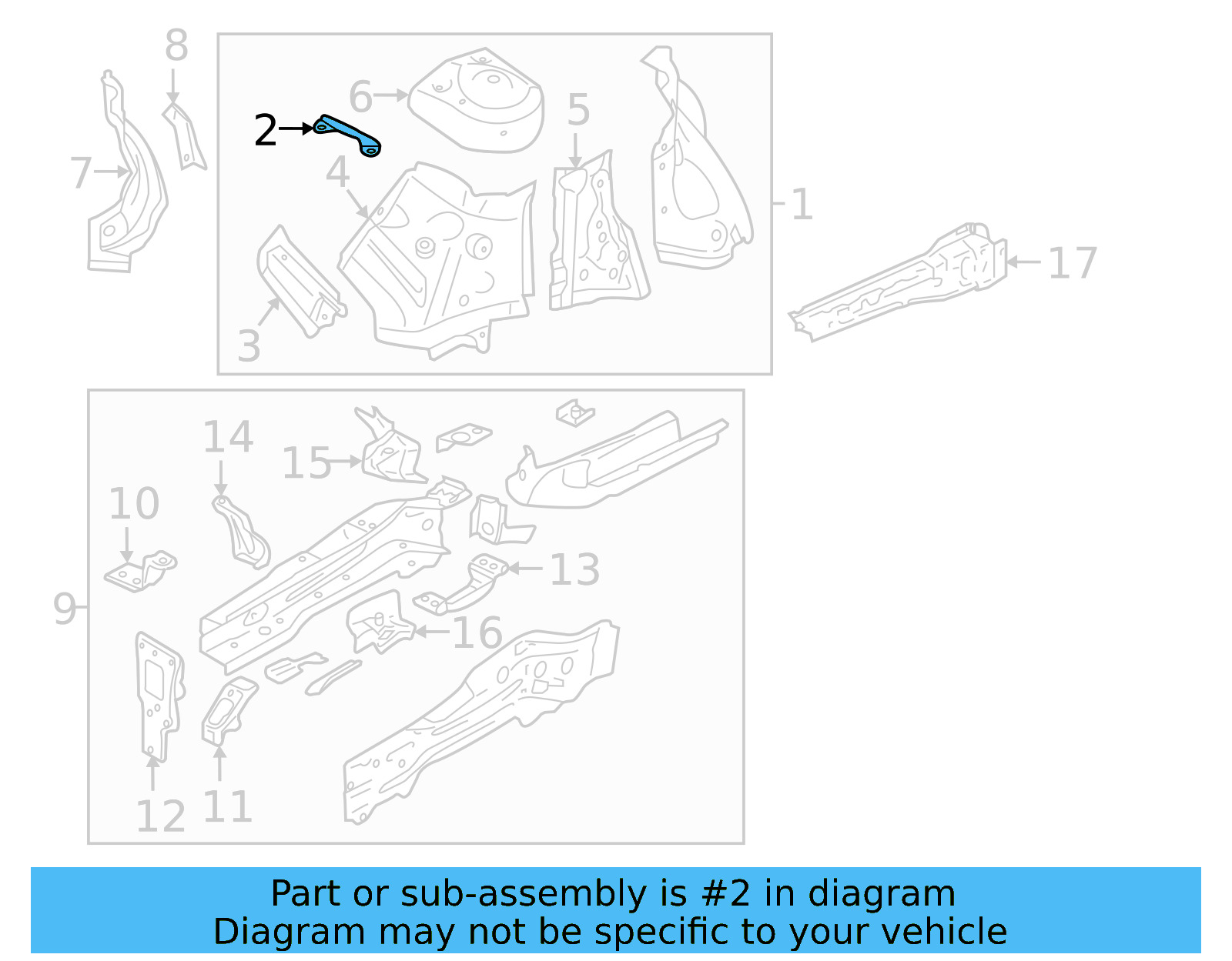 Apron Assembly Bracket 5QA-121-409 - View 9