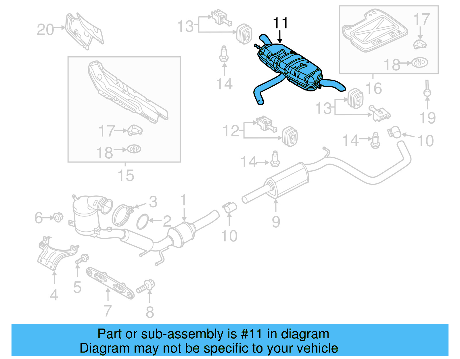 Exhaust Muffler 5NN-253-609-F - View 4