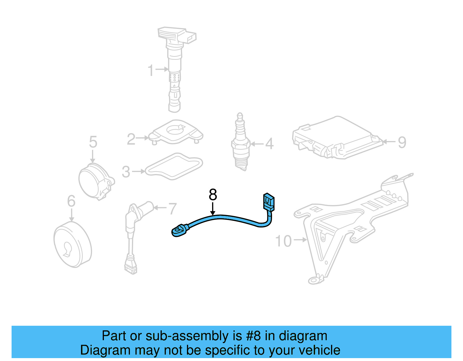 Knock Sensor 077-905-377-G - View 4