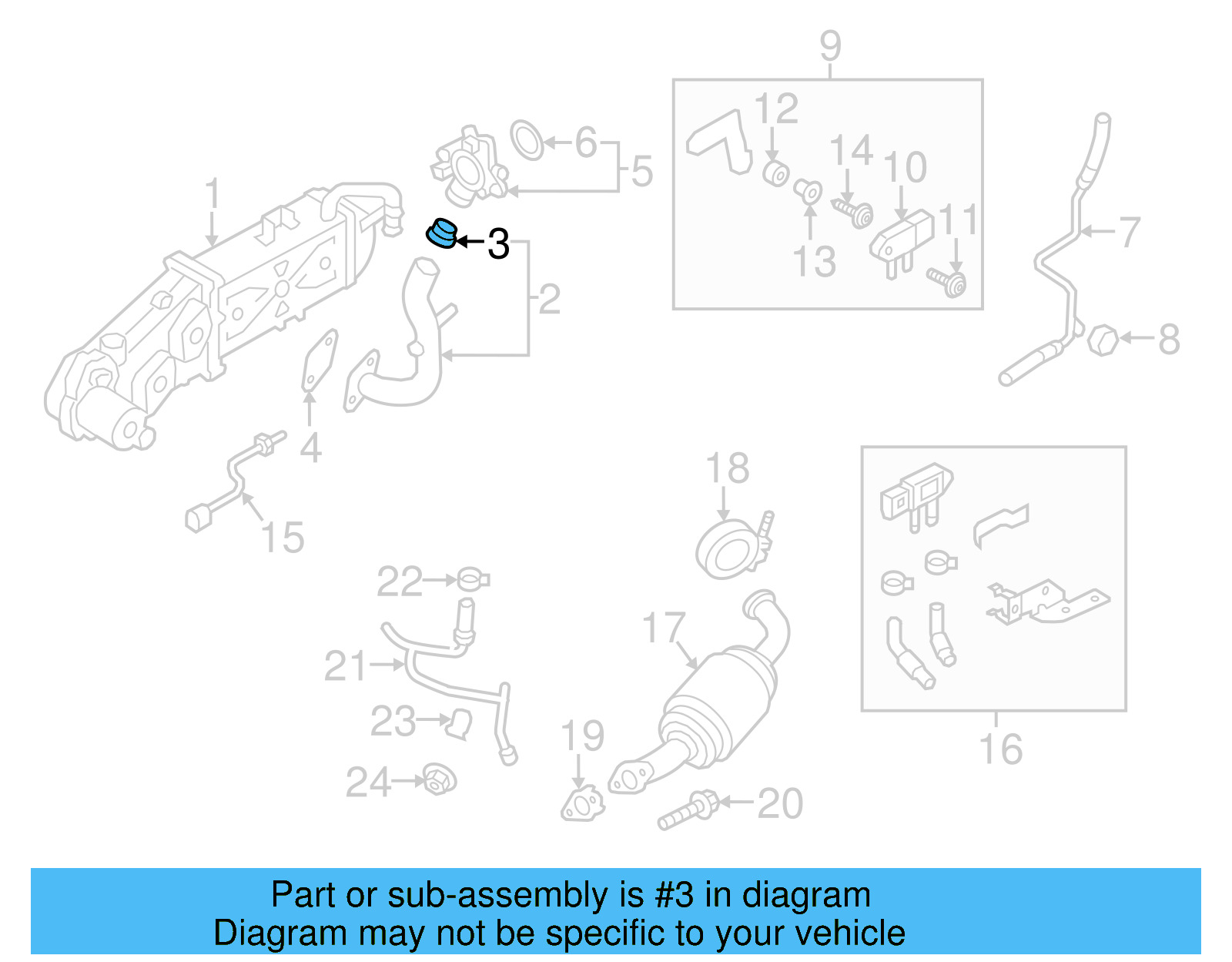 Pipe Grommet 03L-133-821 - View 12