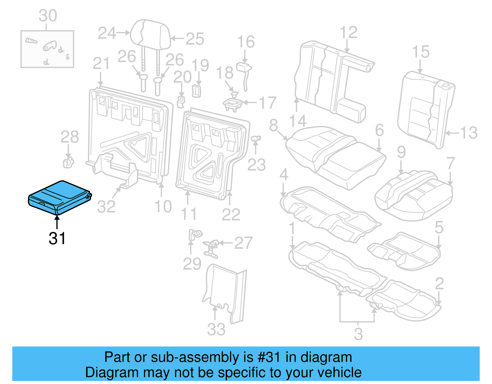 Armrest 1J0885081BB9R9 - View 2