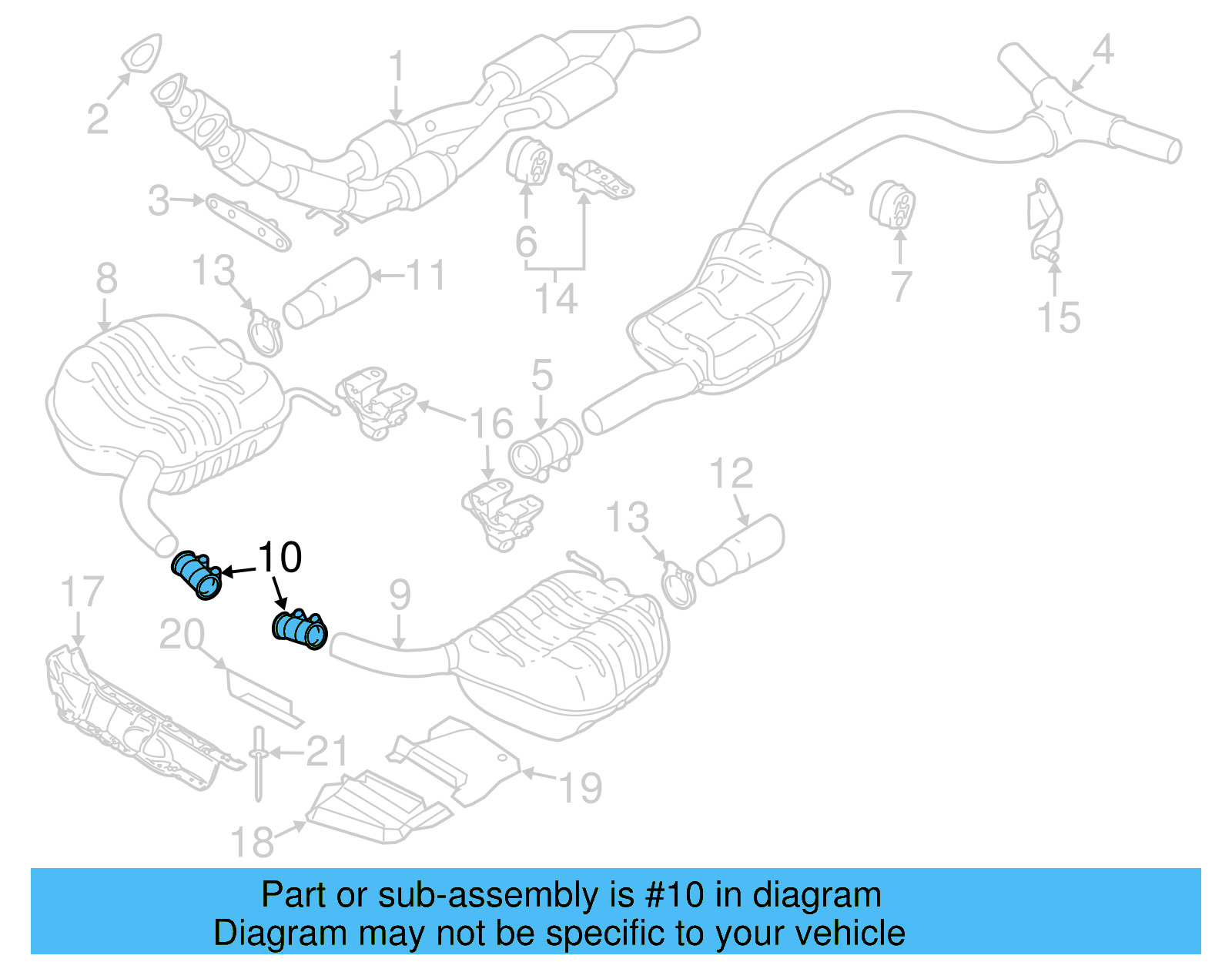Exhaust Clamp 191-253-139-G - View 4
