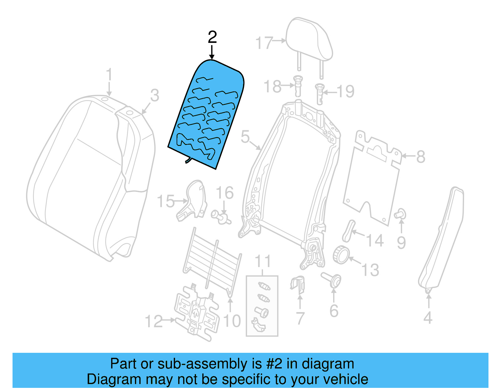 Seat Back Heater 5GM-963-557-C