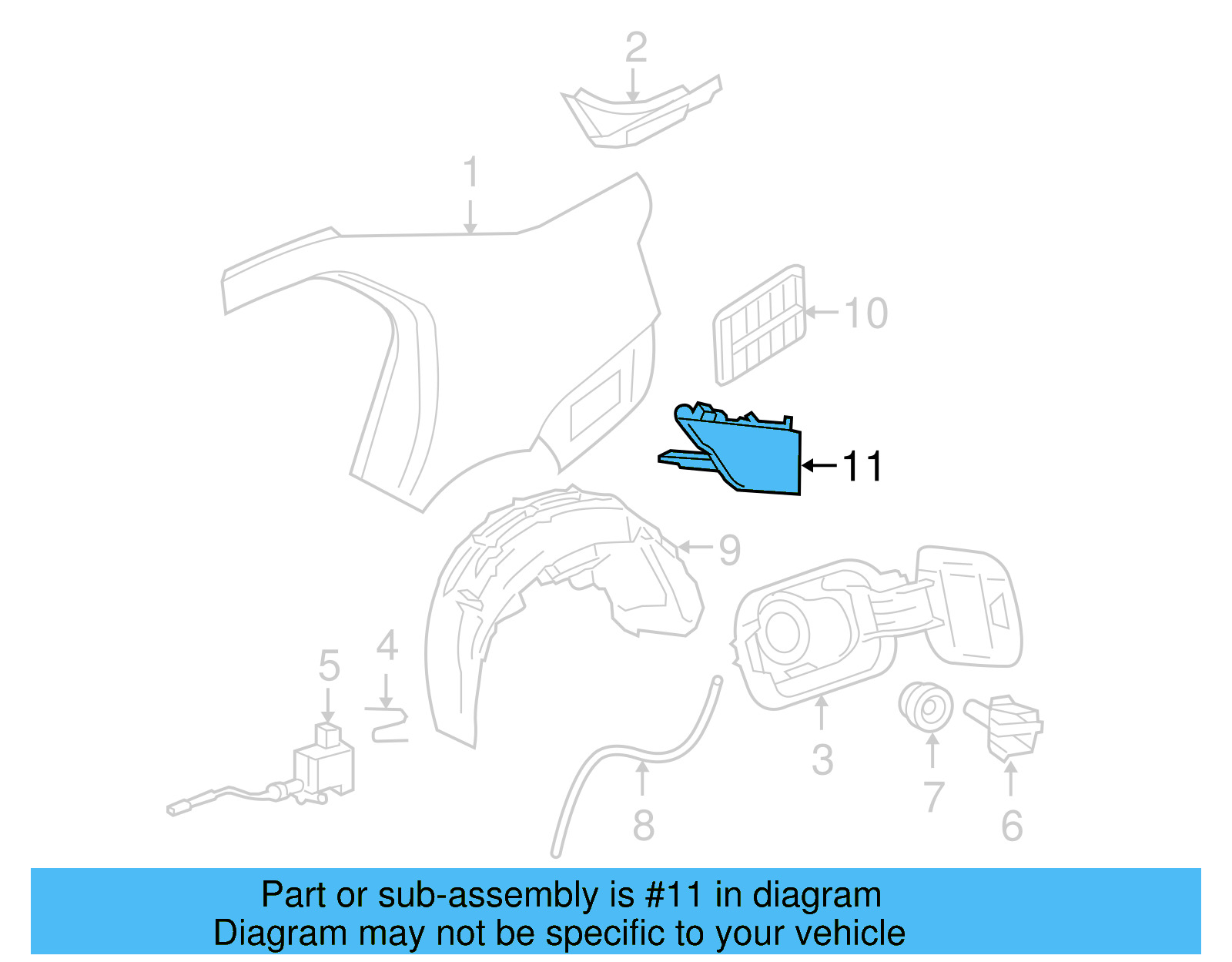 Rocker Panel Molding Cap 1K0-854-856-B-9B9 - View 21