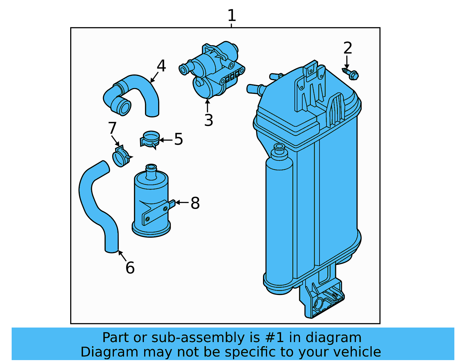 Vapor Canister 561-201-797-AG - View 4