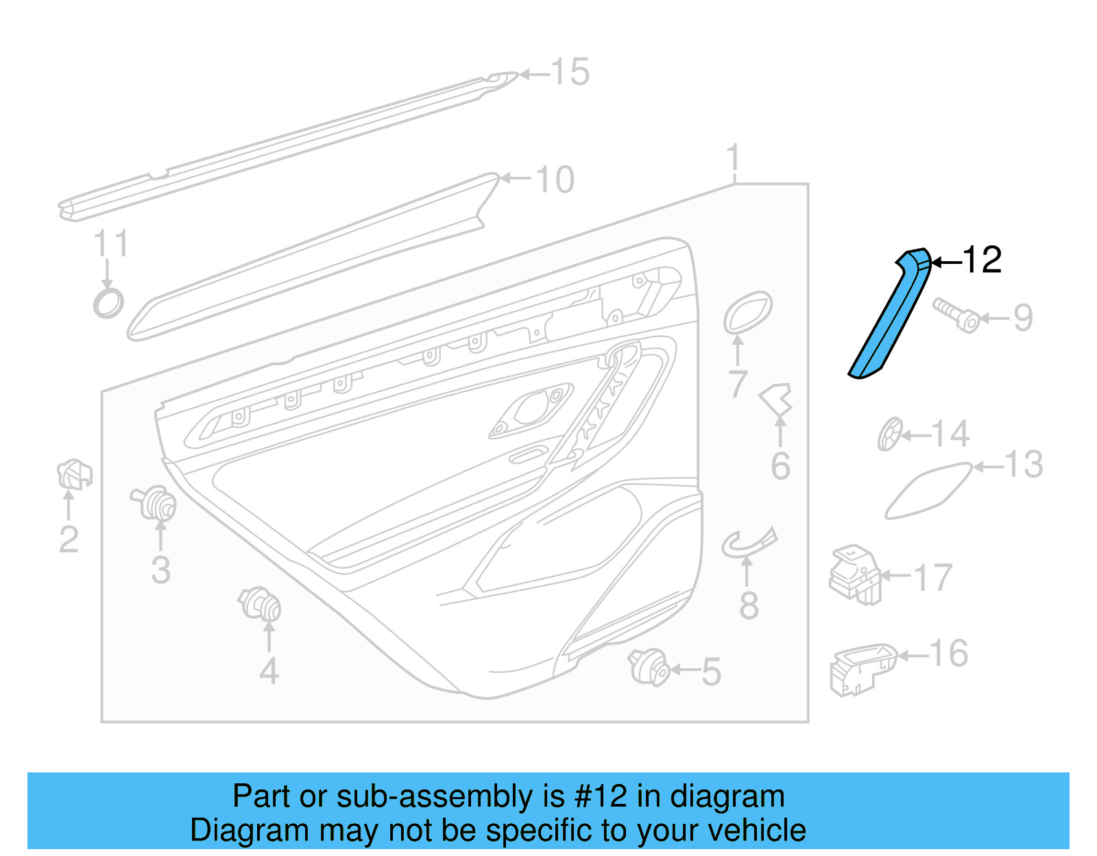 Pull Handle 5NN-867-172-A-81U - View 3