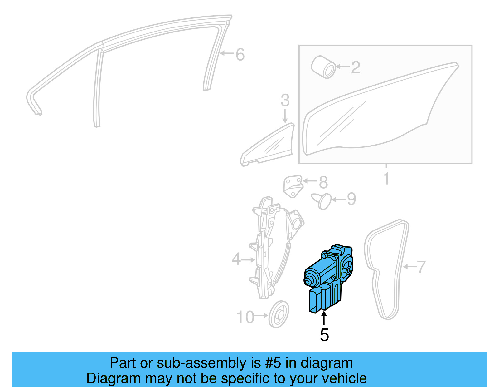 Window Motor 6R0-959-811-T-Z01 - View 7