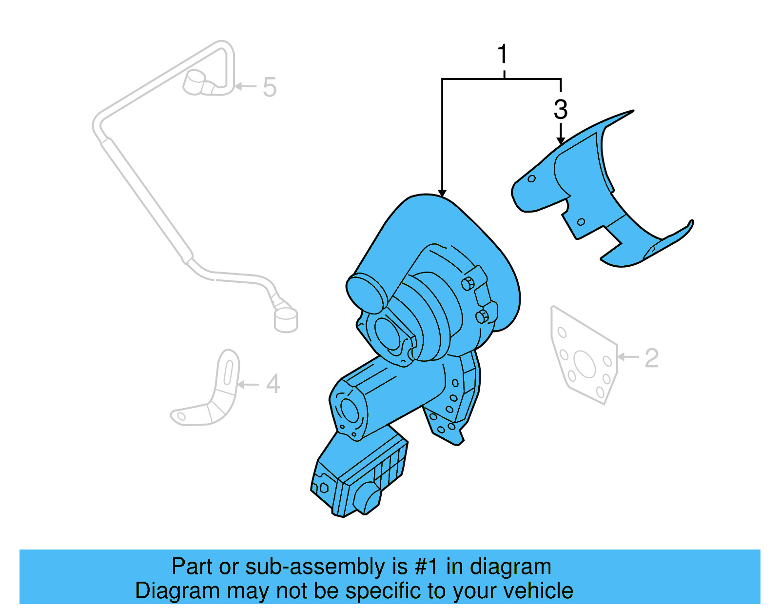 Turbocharger 07Z-145-874-J - View 3