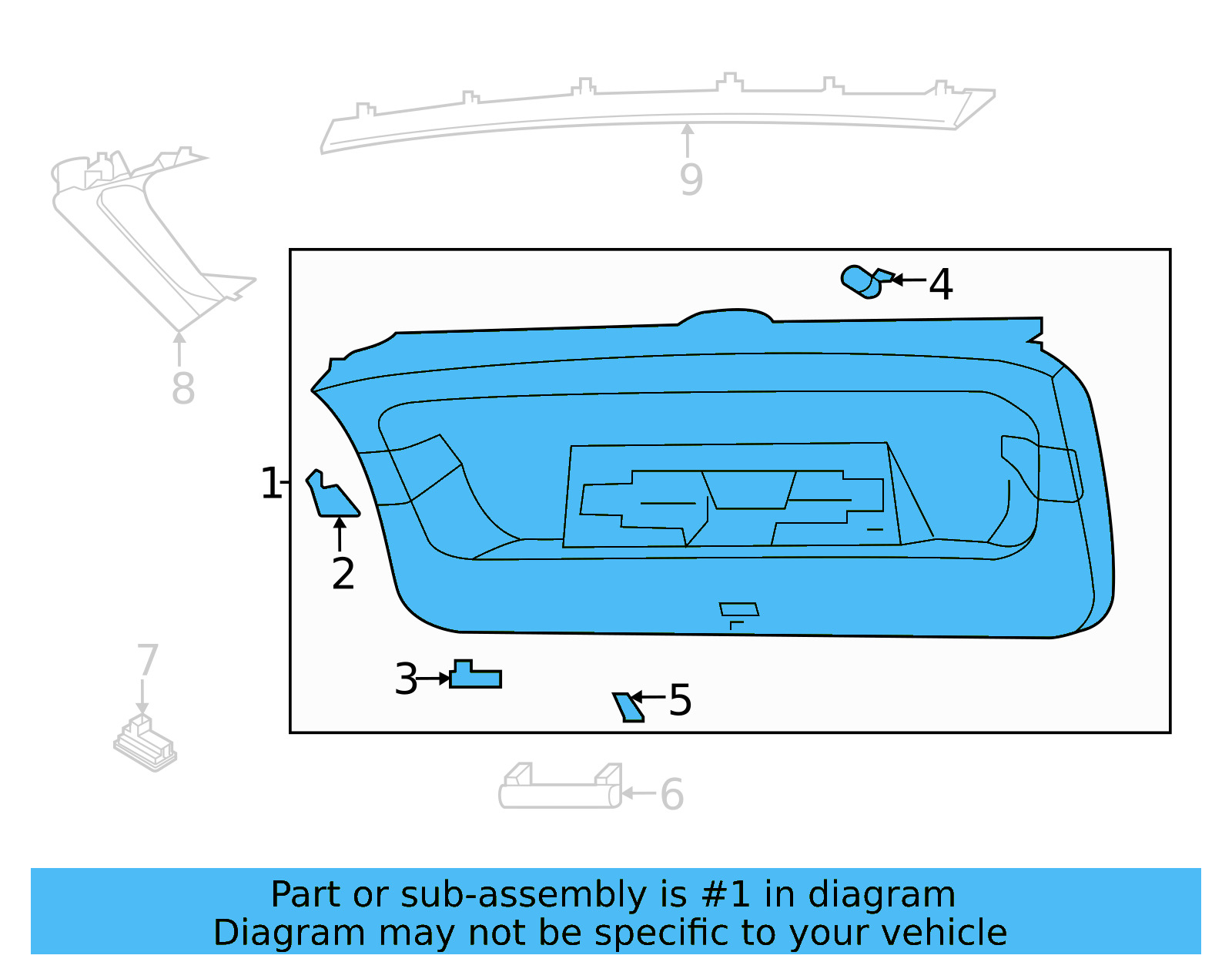 Lower Trim Panel 11A-867-601-D-4PK - View 6