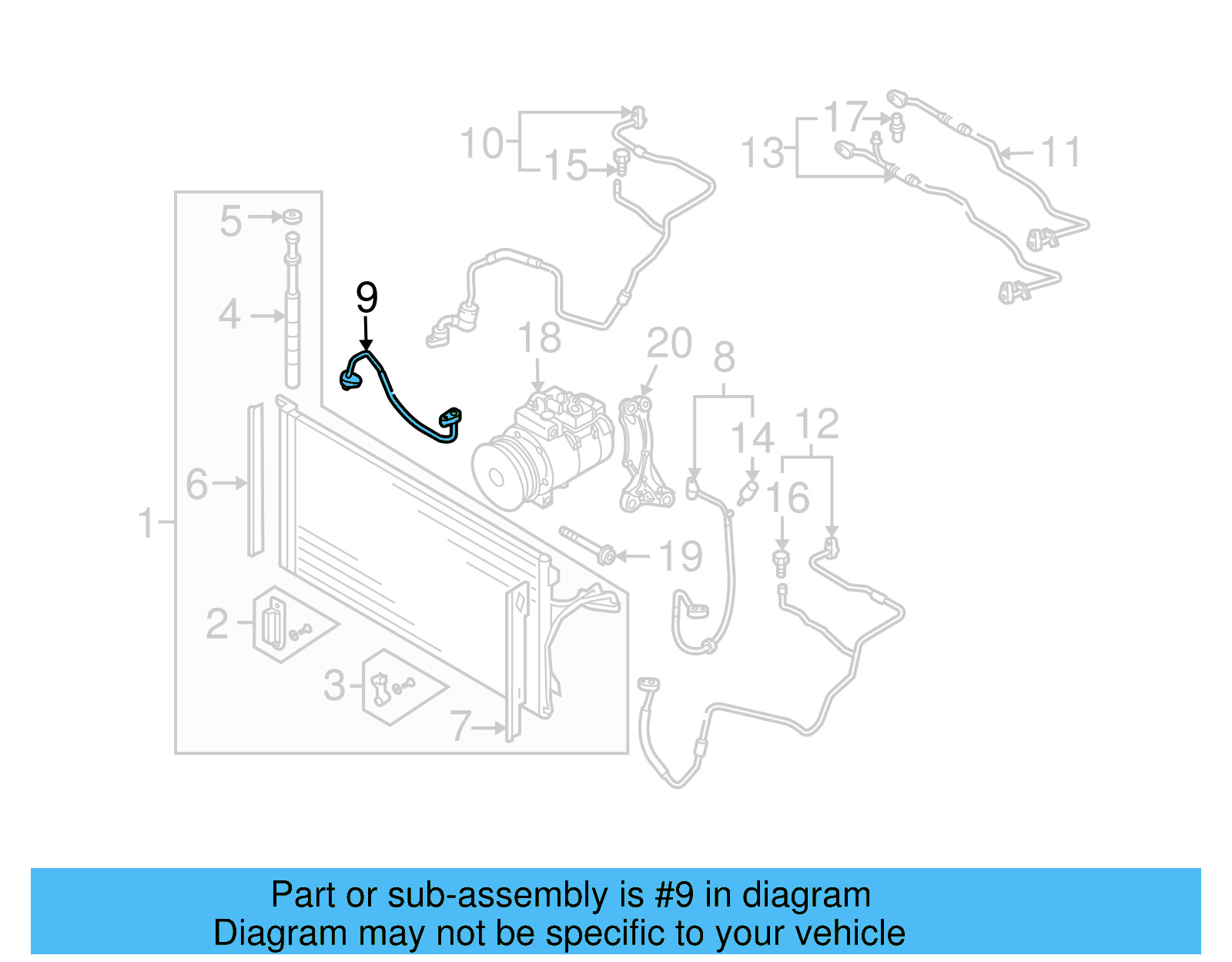 Suction Hose 7L6-820-744-AN - View 8
