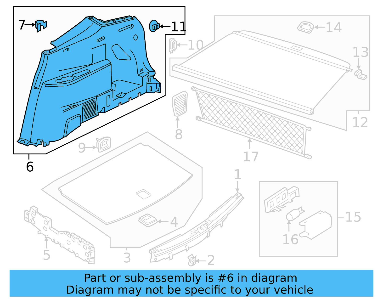 Wheelhouse Trim 3CN-867-034-82V - View 4