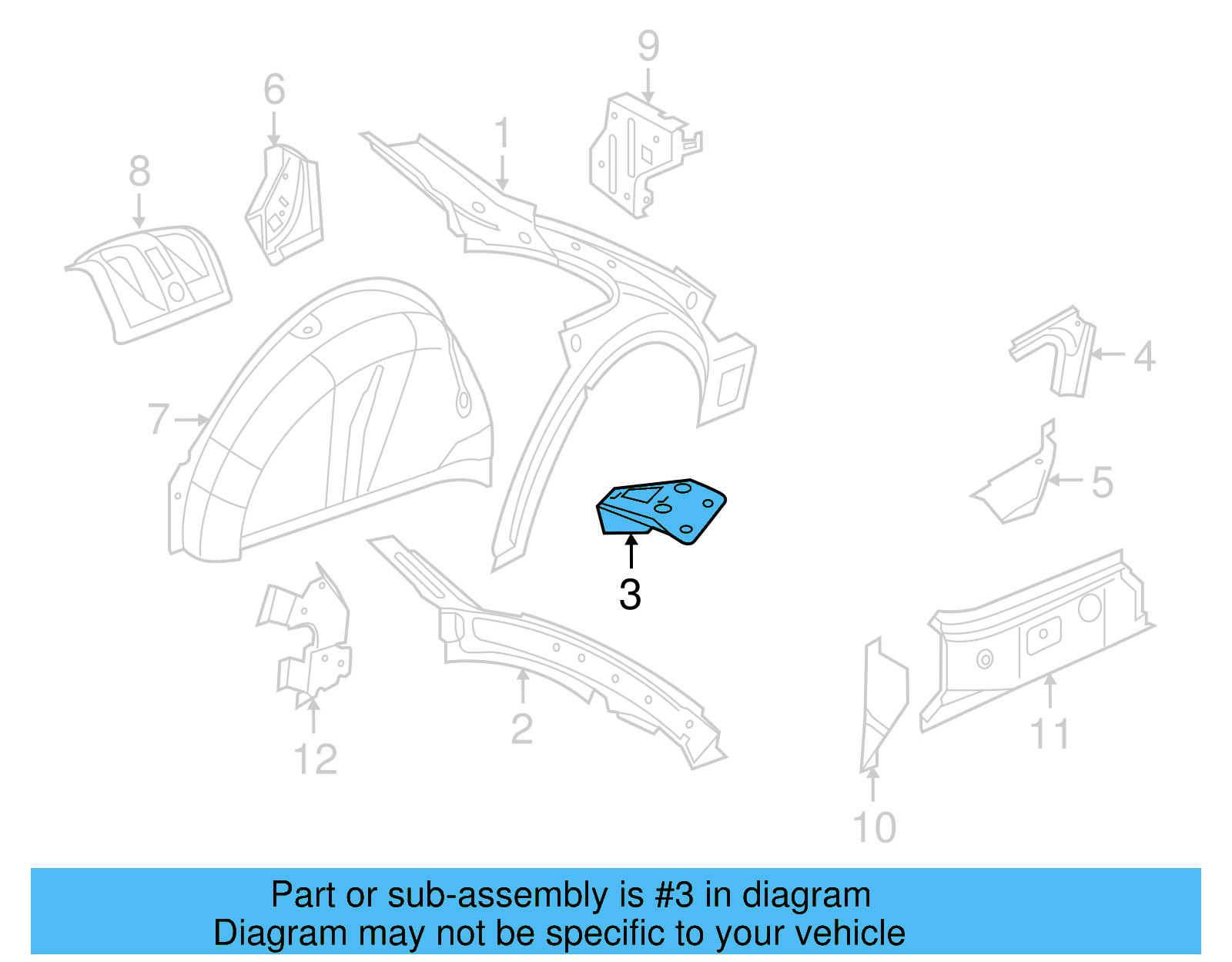 Fender Mtg Bkt 5C5-810-427-A - View 9